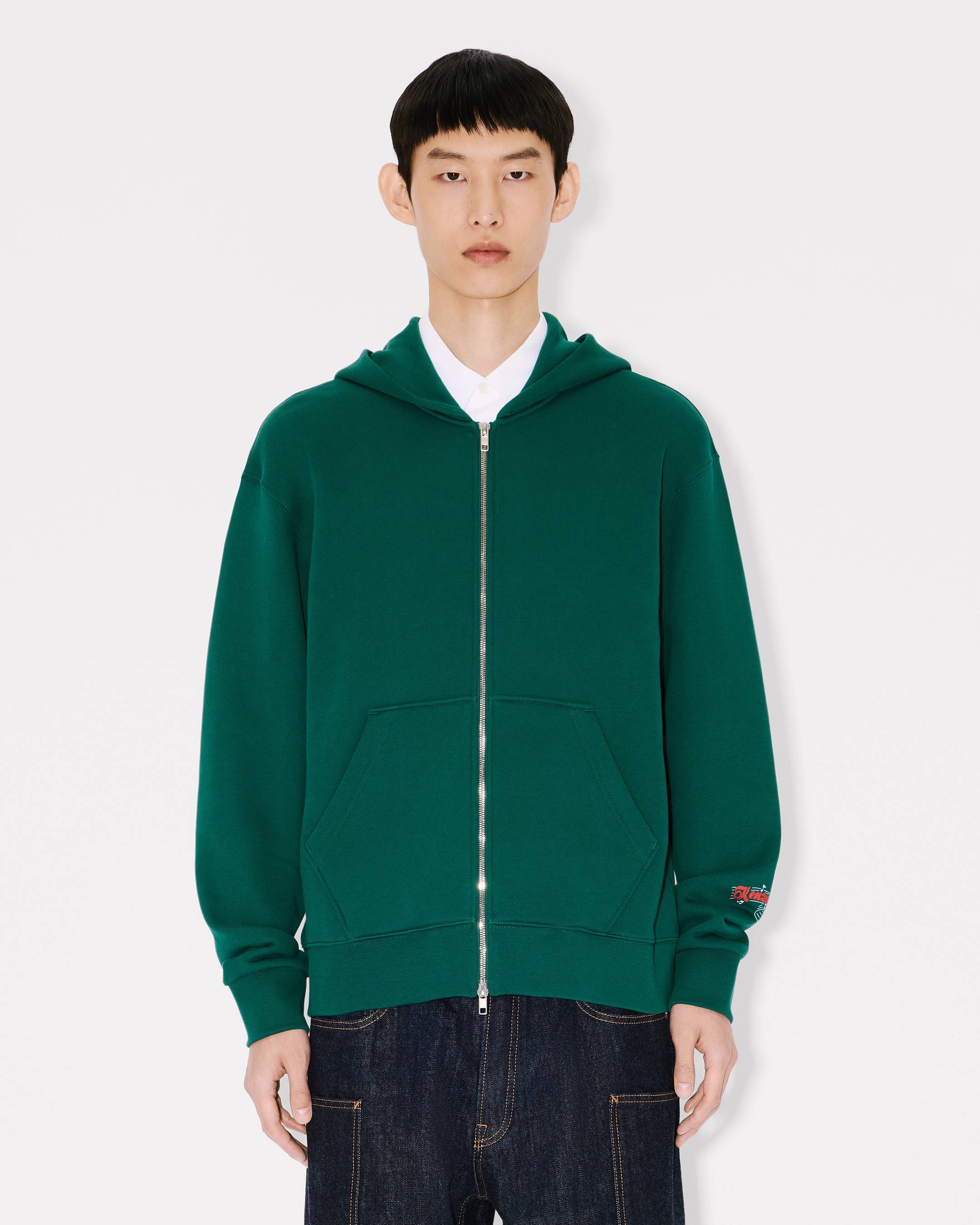 'KENZO Winter Holidays' zip up hoodie cotton
