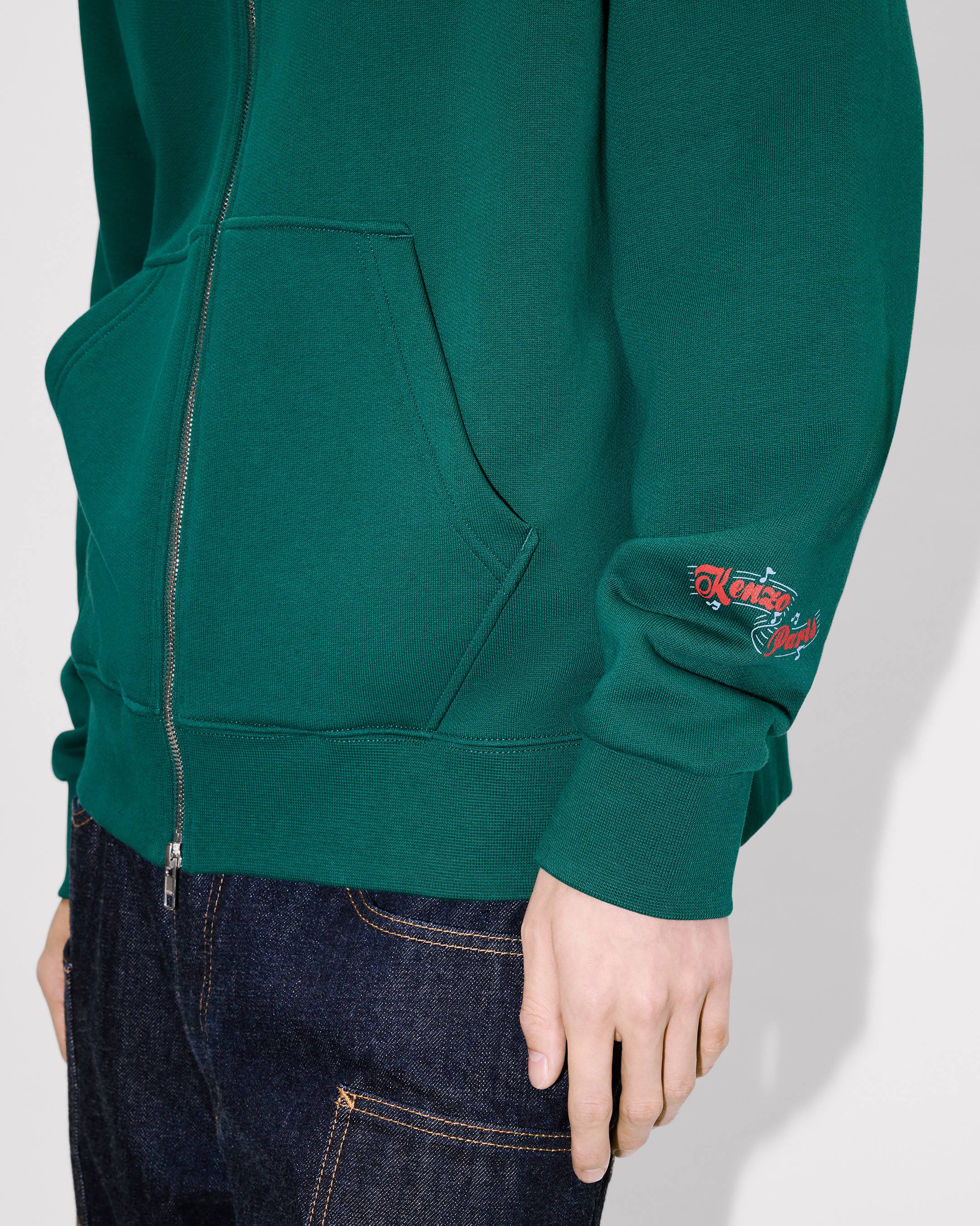 'KENZO Winter Holidays' zip up hoodie in cotton