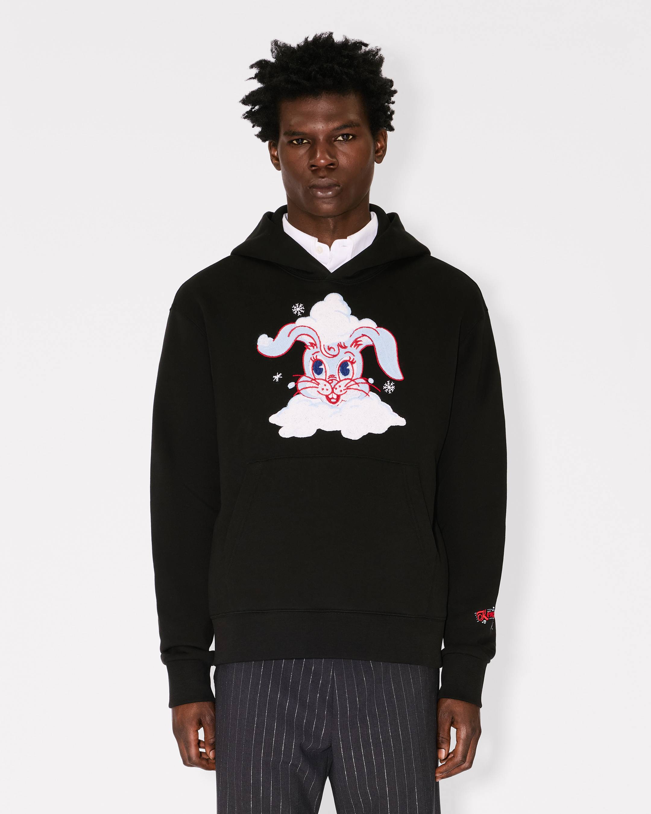 'KENZO Winter Holidays' embroidered hoodie cotton