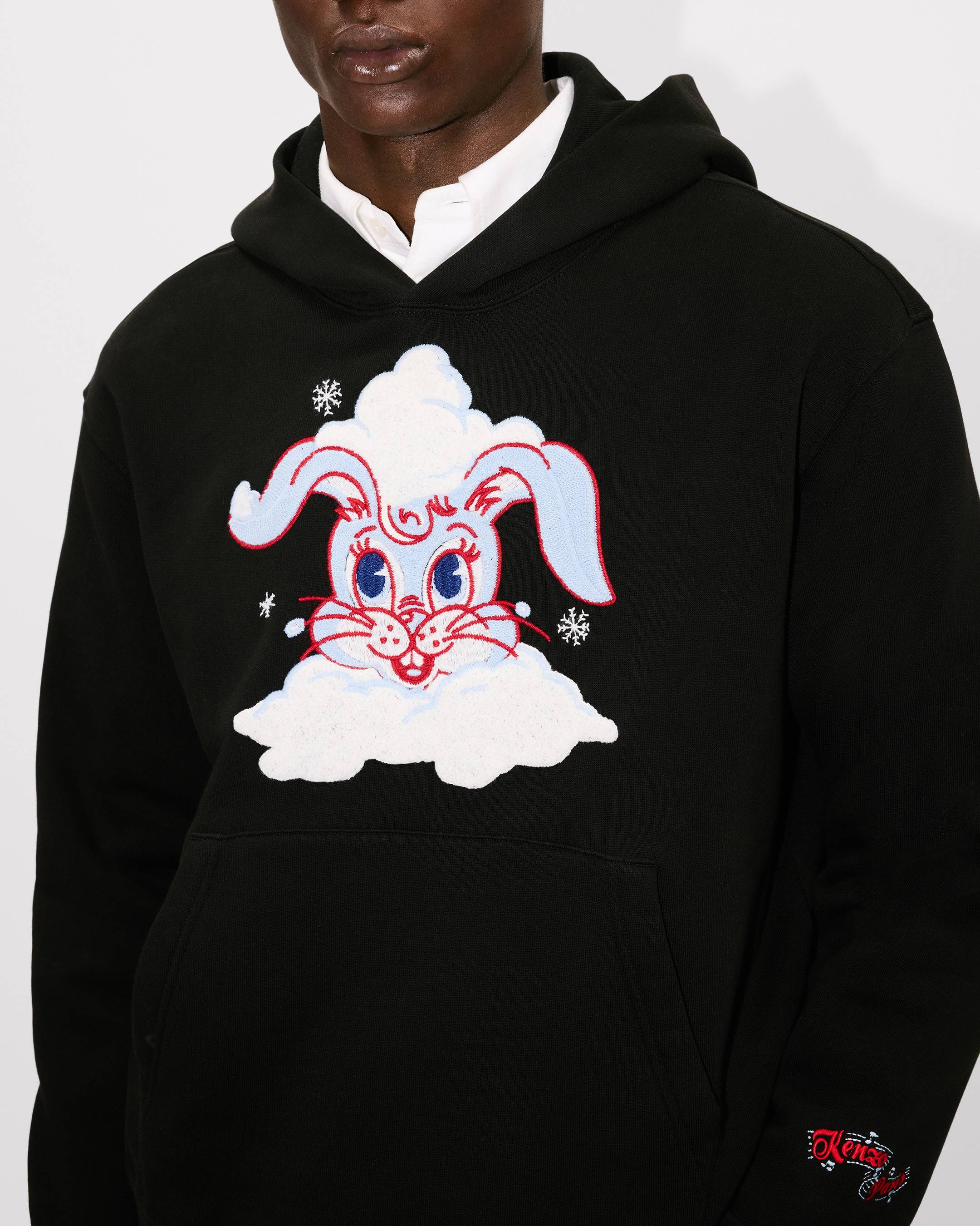 'KENZO Winter Holidays' embroidered hoodie cotton
