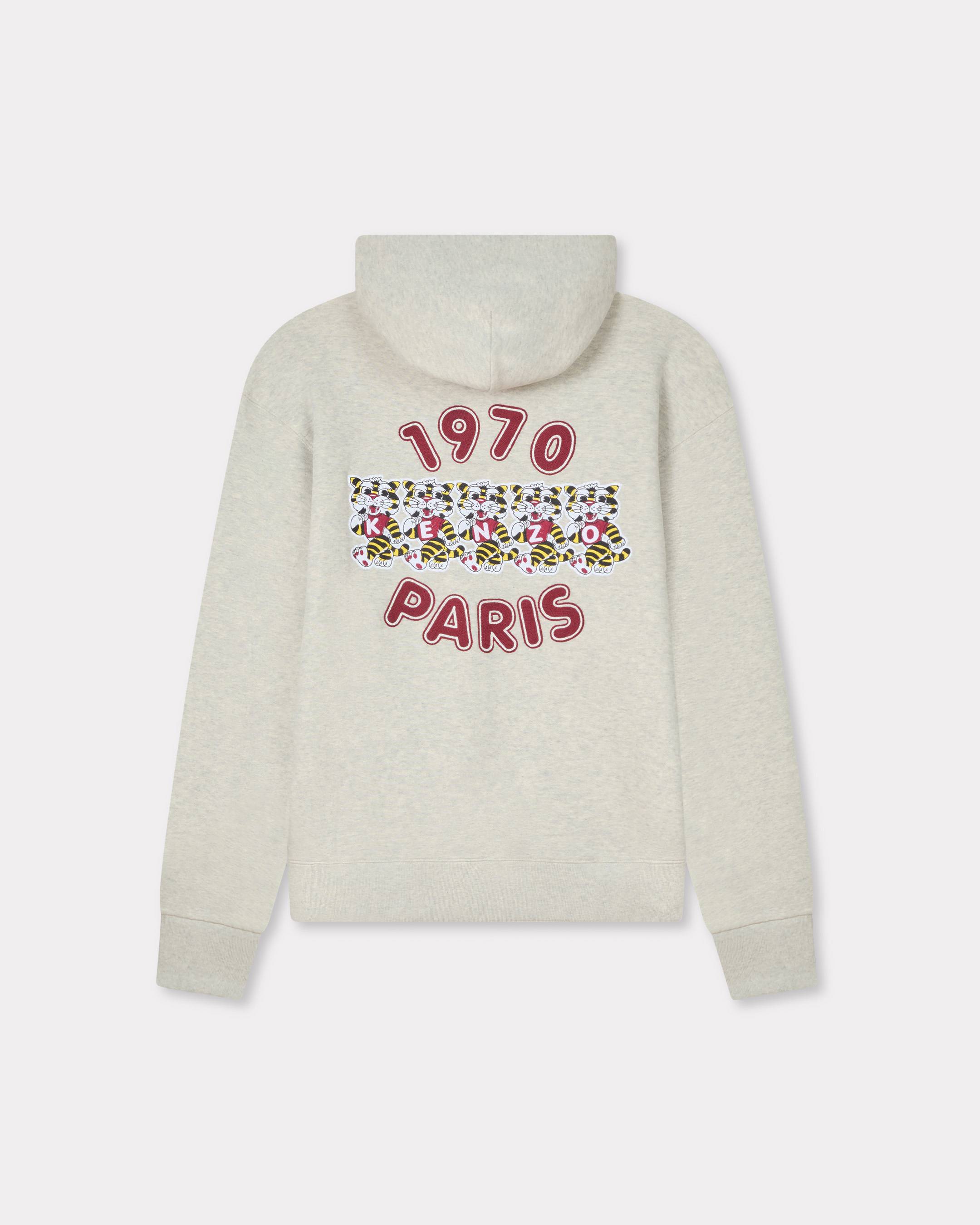 'KENZO Wild Tiger' embroidered hoodie in cotton