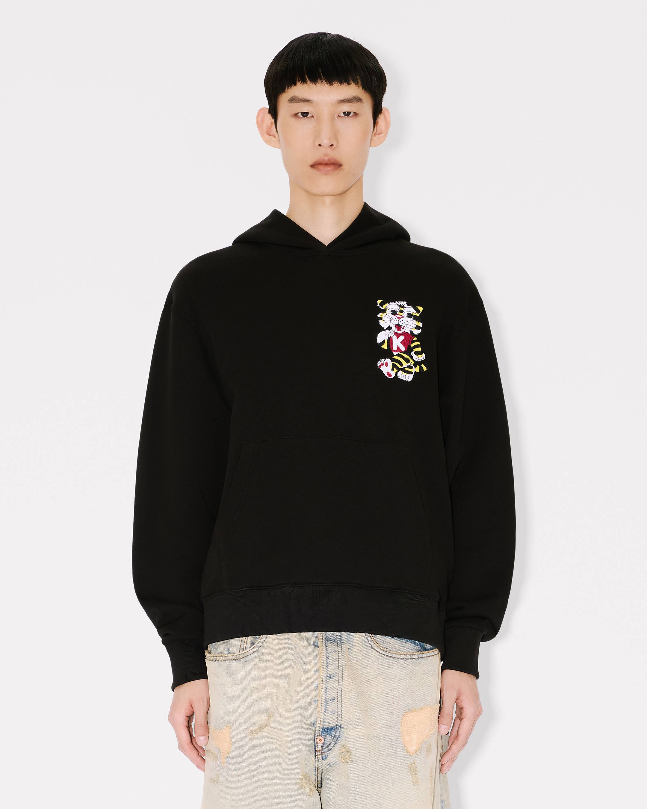 'KENZO Wild Tiger' embroidered hoodie cotton