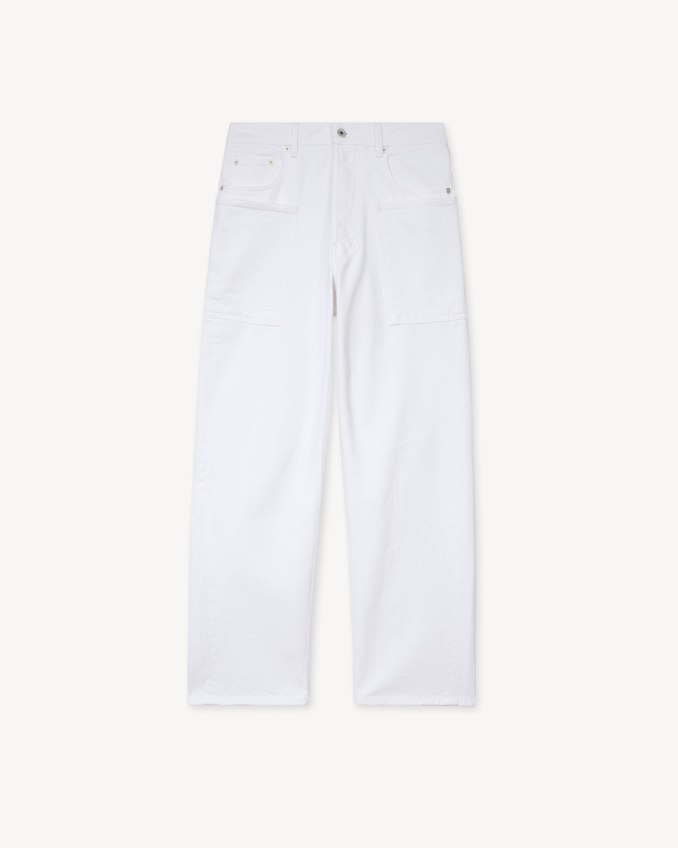 Jeans cargo monkey fit in denim giapponese