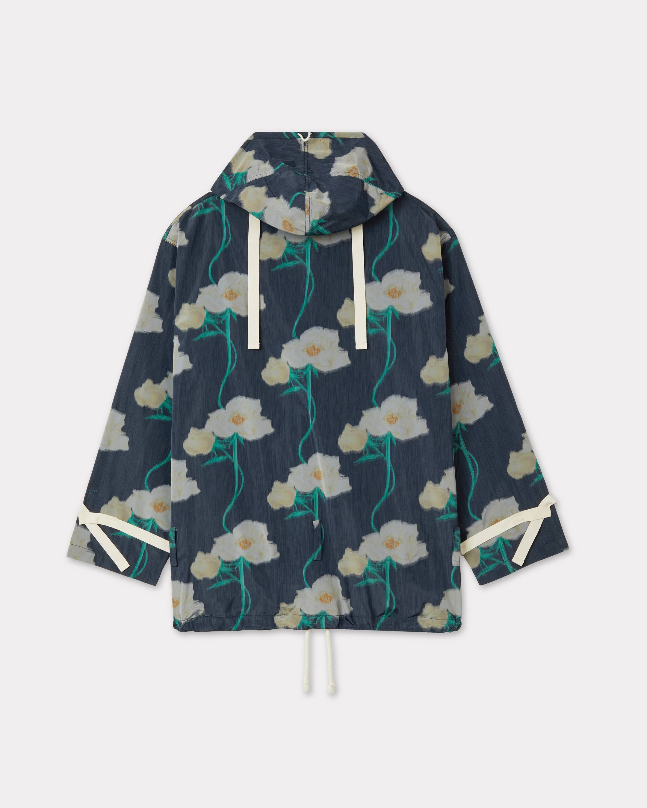 'KENZO Archive Rose' military parka in technical taffeta