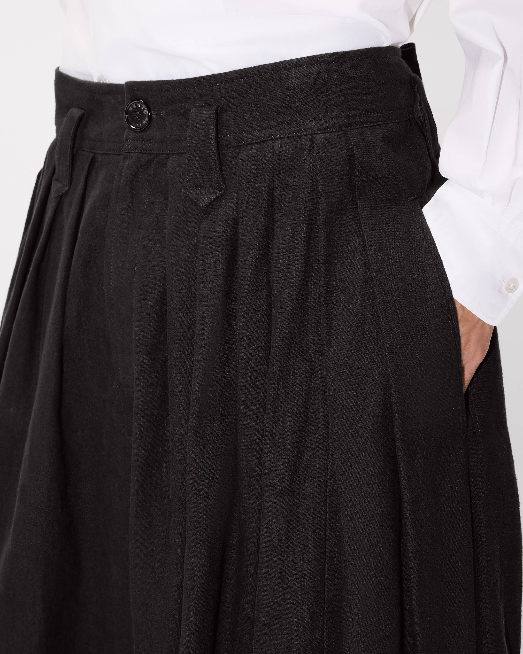 Pantalon ballon en coton et chanvre