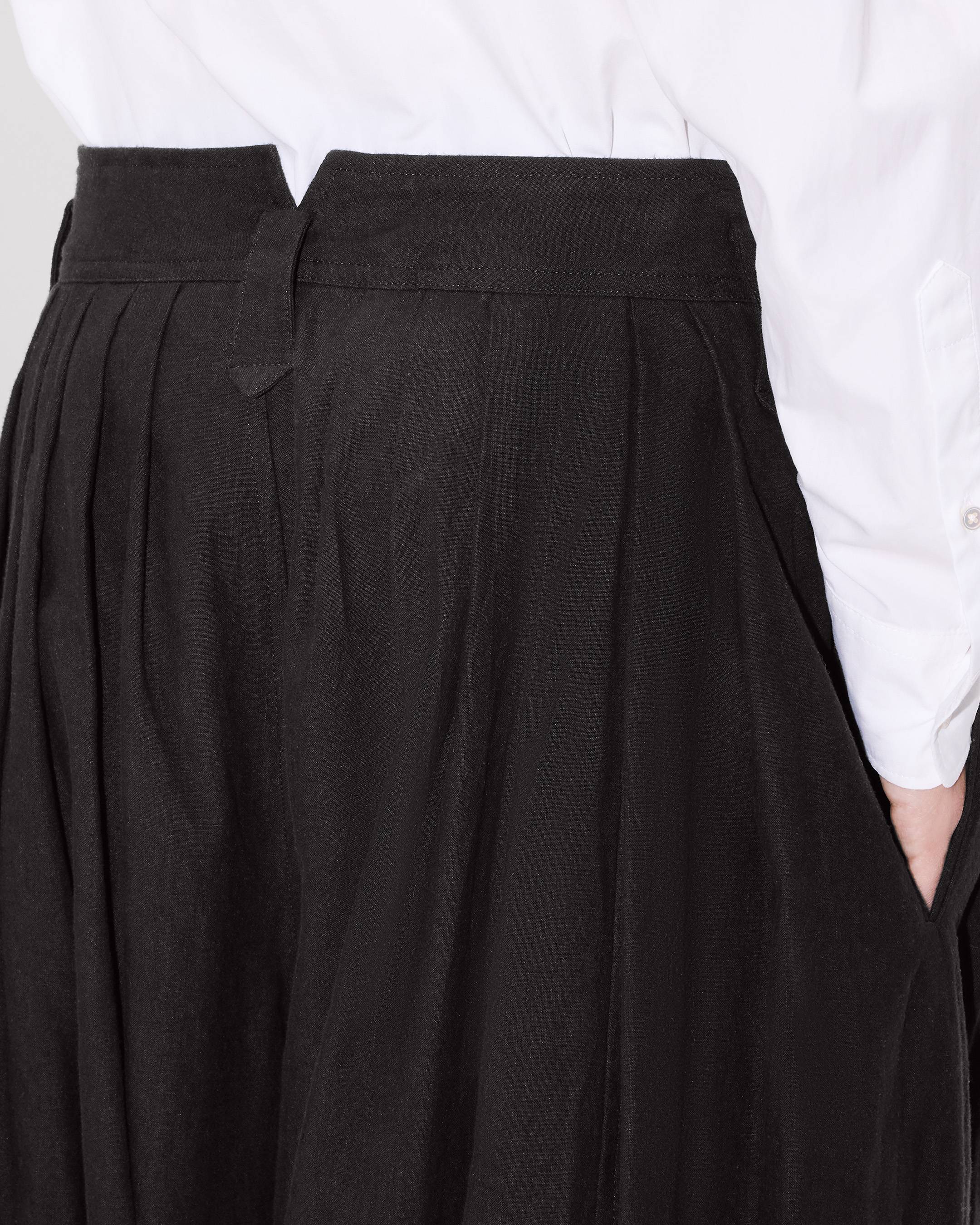 Pantalon ballon en coton et chanvre