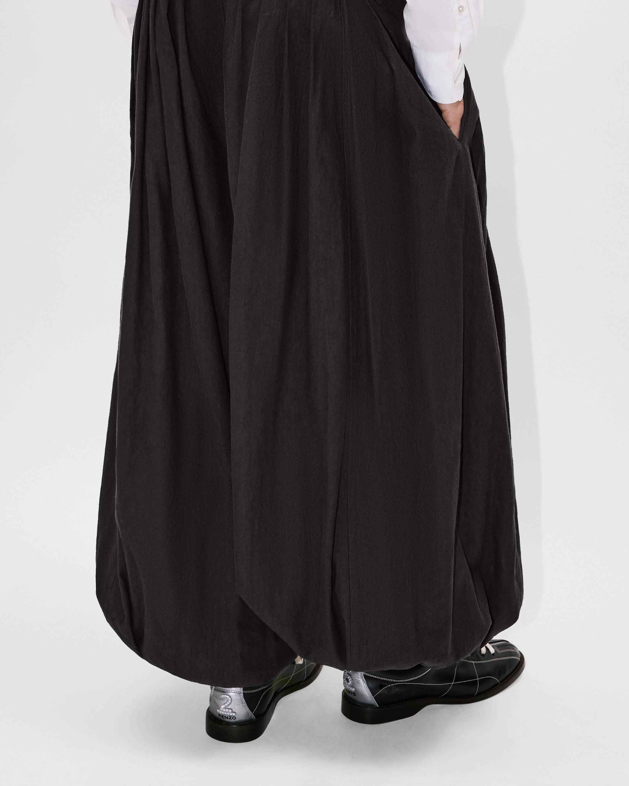 Pantalon ballon en coton et chanvre