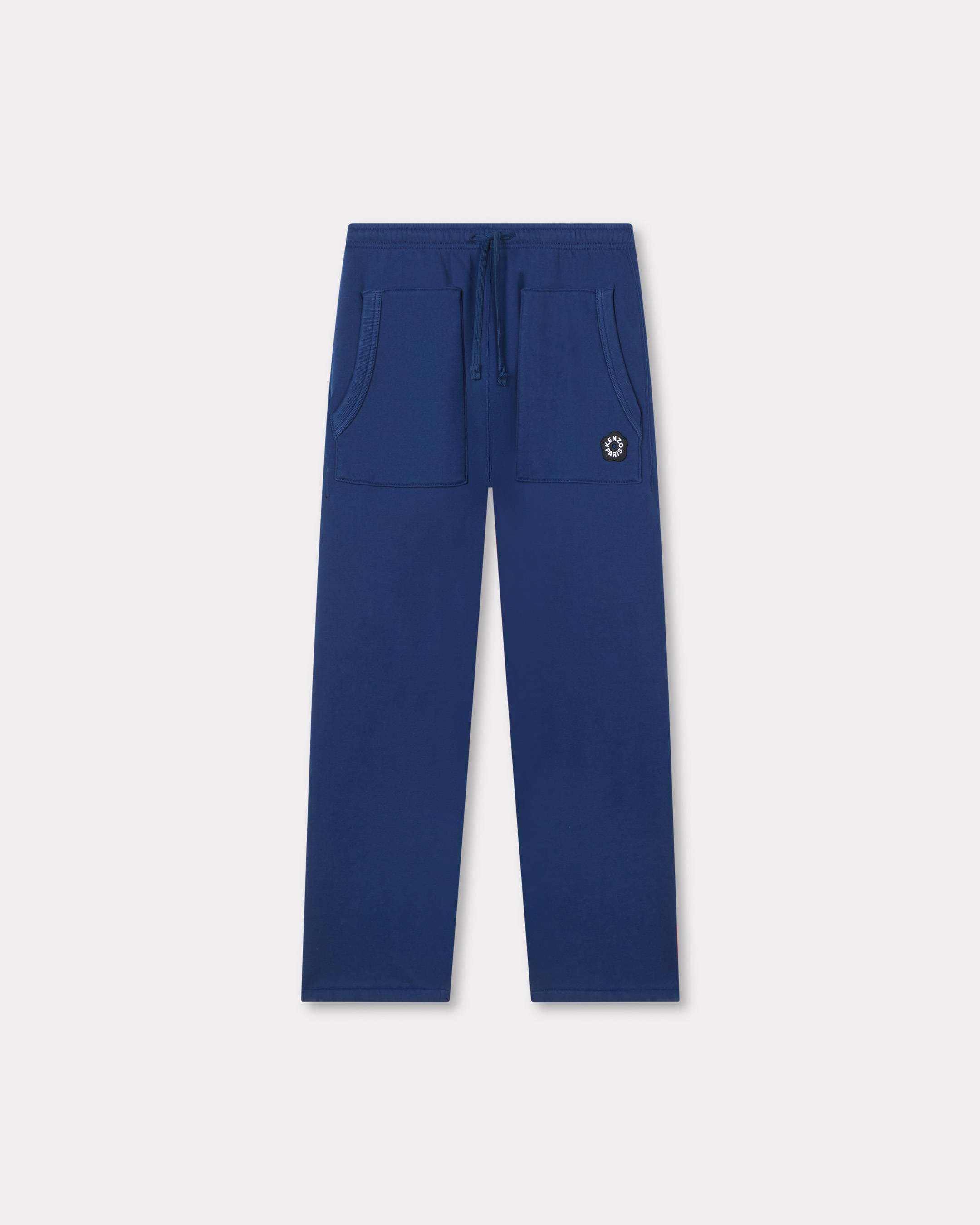 'Boke Flower 2.0' embroidered straight jopants in cotton