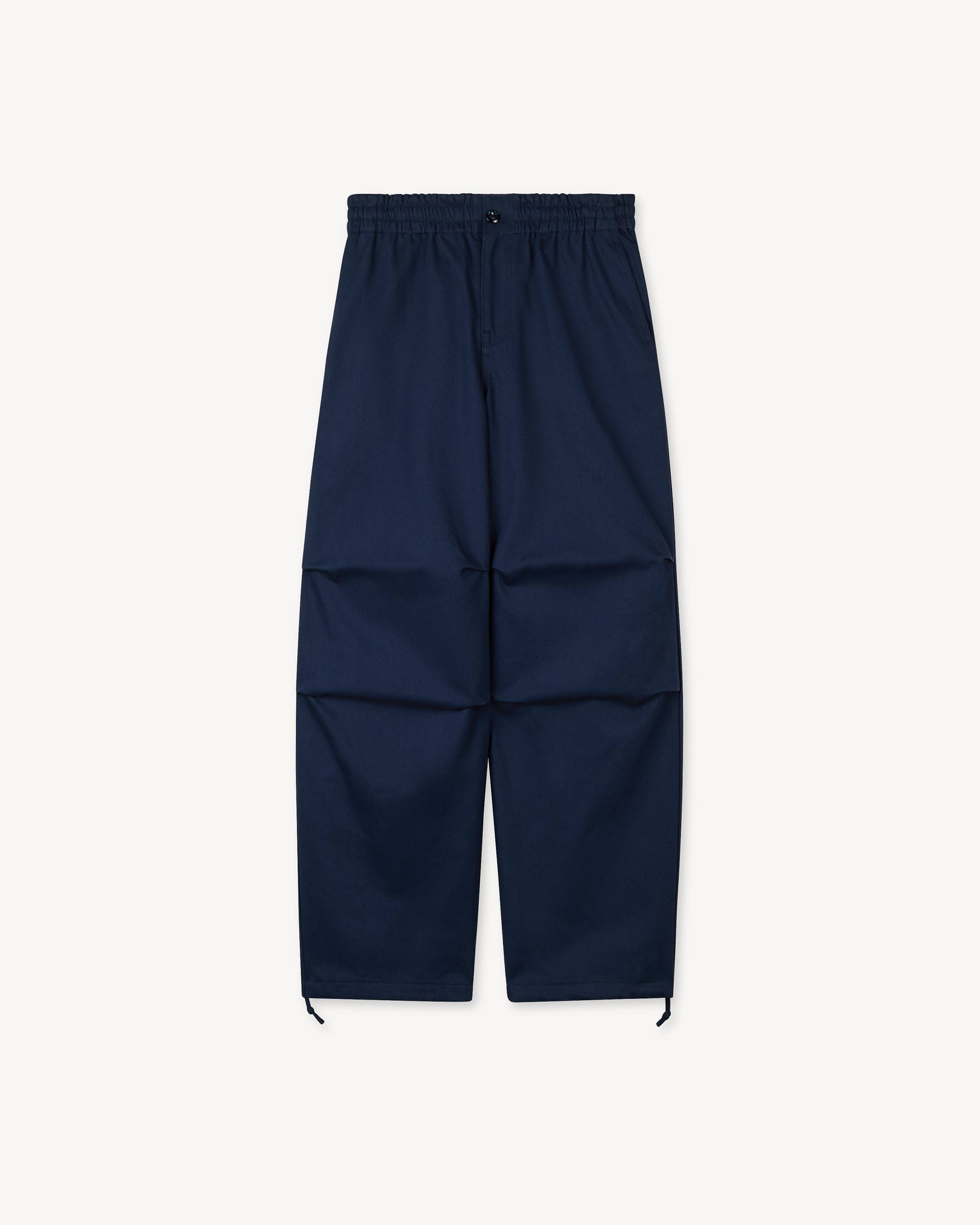 KENZO エラスティック パンツ イン ヘリンボーン コットン