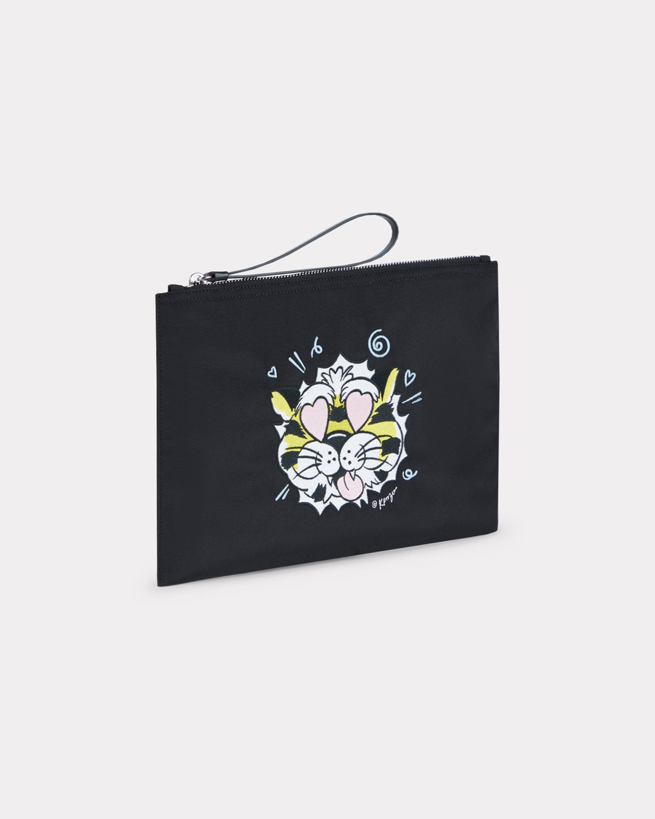 'KENZO Wild Tiger' large clutch