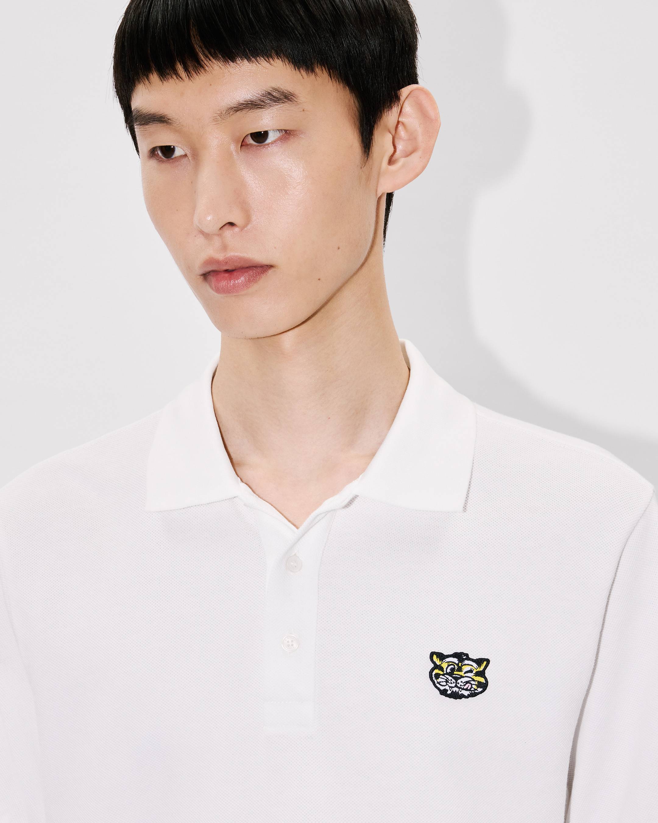 'KENZO Wild Tiger' slim polo in cotton