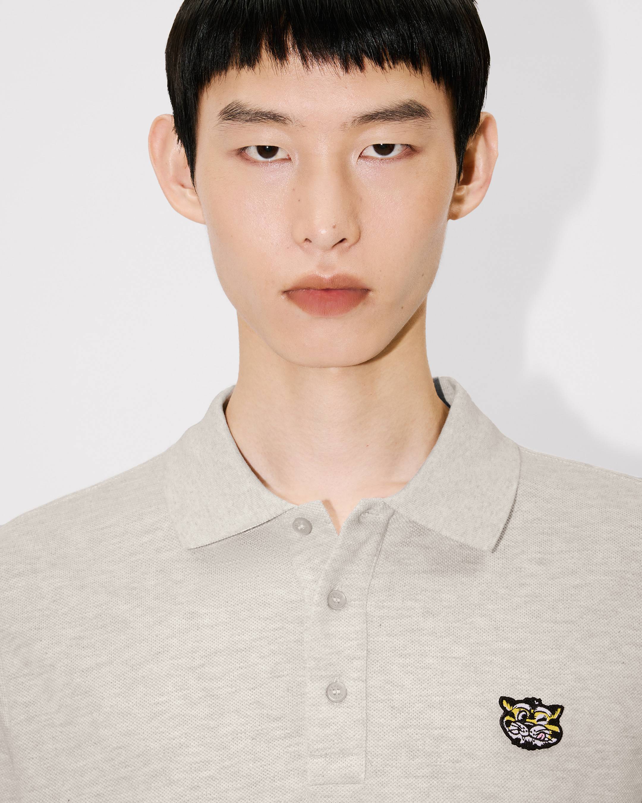 'KENZO Wild Tiger' スリム ポロ イン コットン