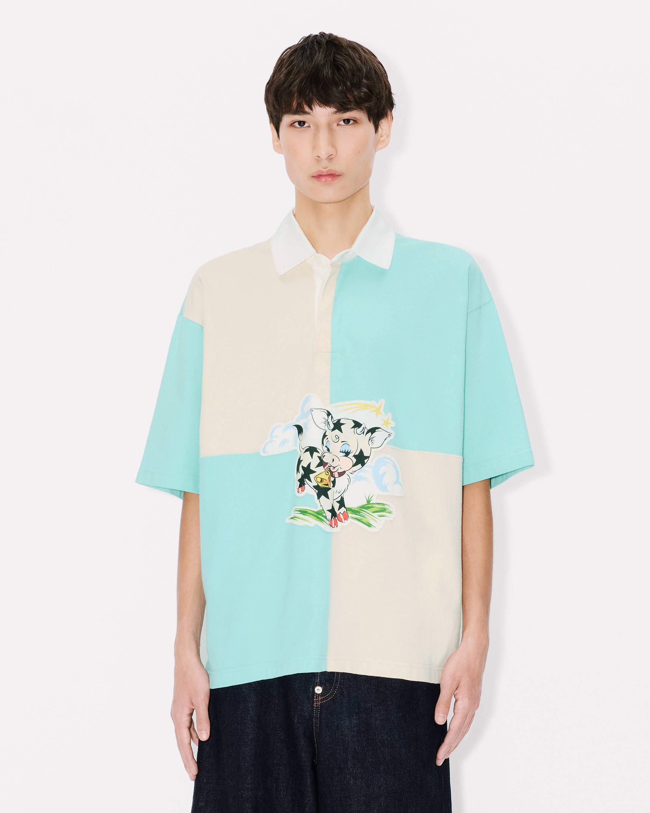 KENZO Cartoon' relax polo in heavy cotton | Men's | KENZO