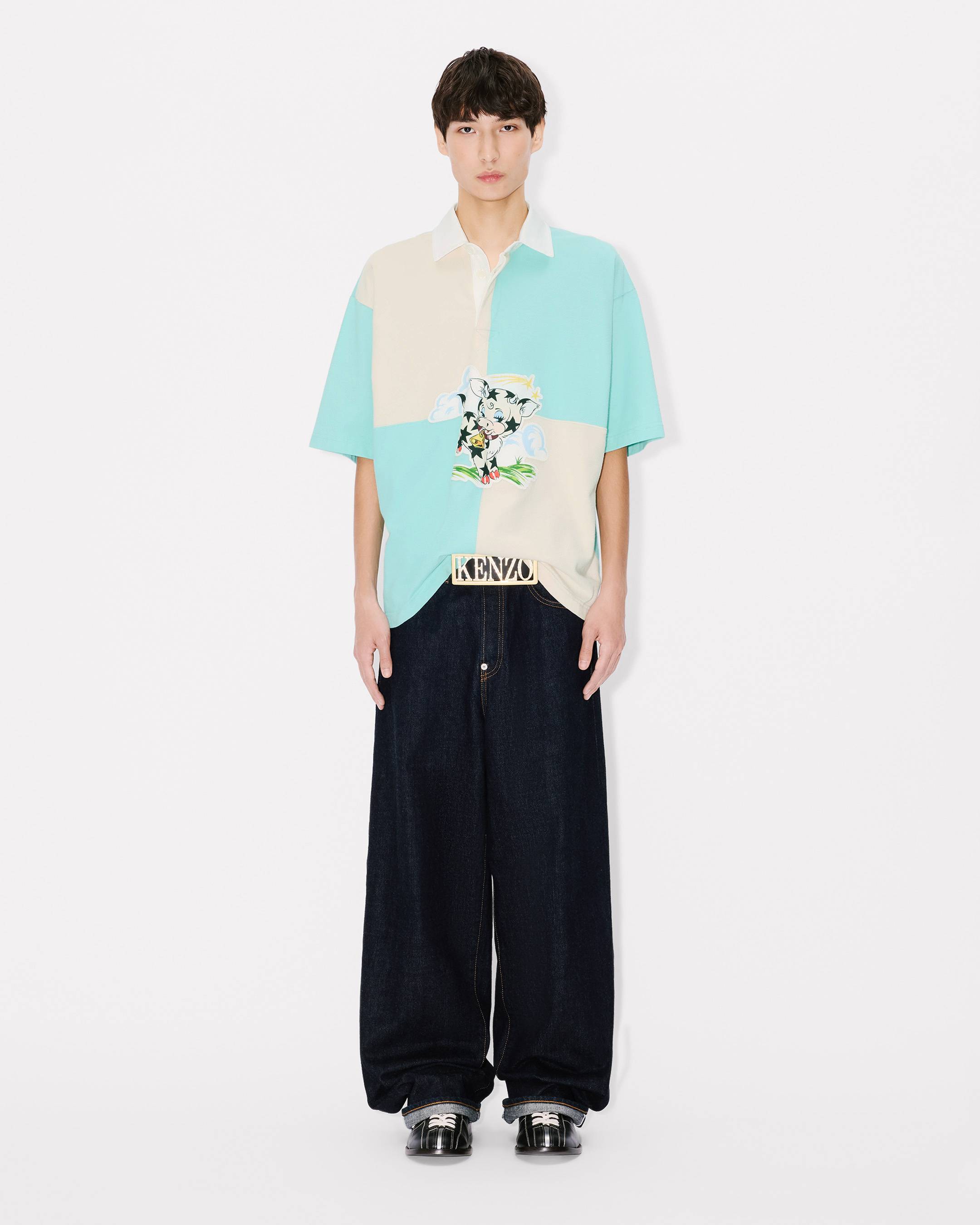 KENZO Cartoon' relax polo in heavy cotton | Men's | KENZO
