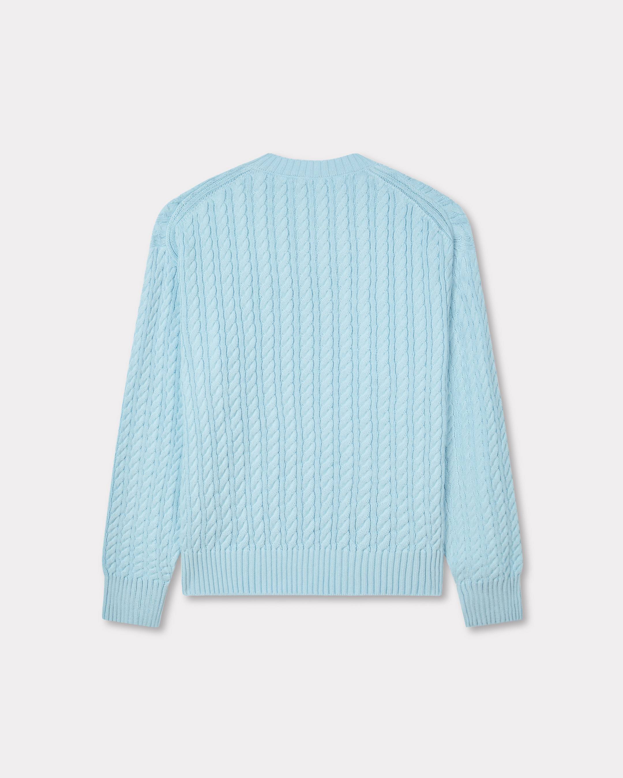 'Boke Flower' knit jumper in cotton wool