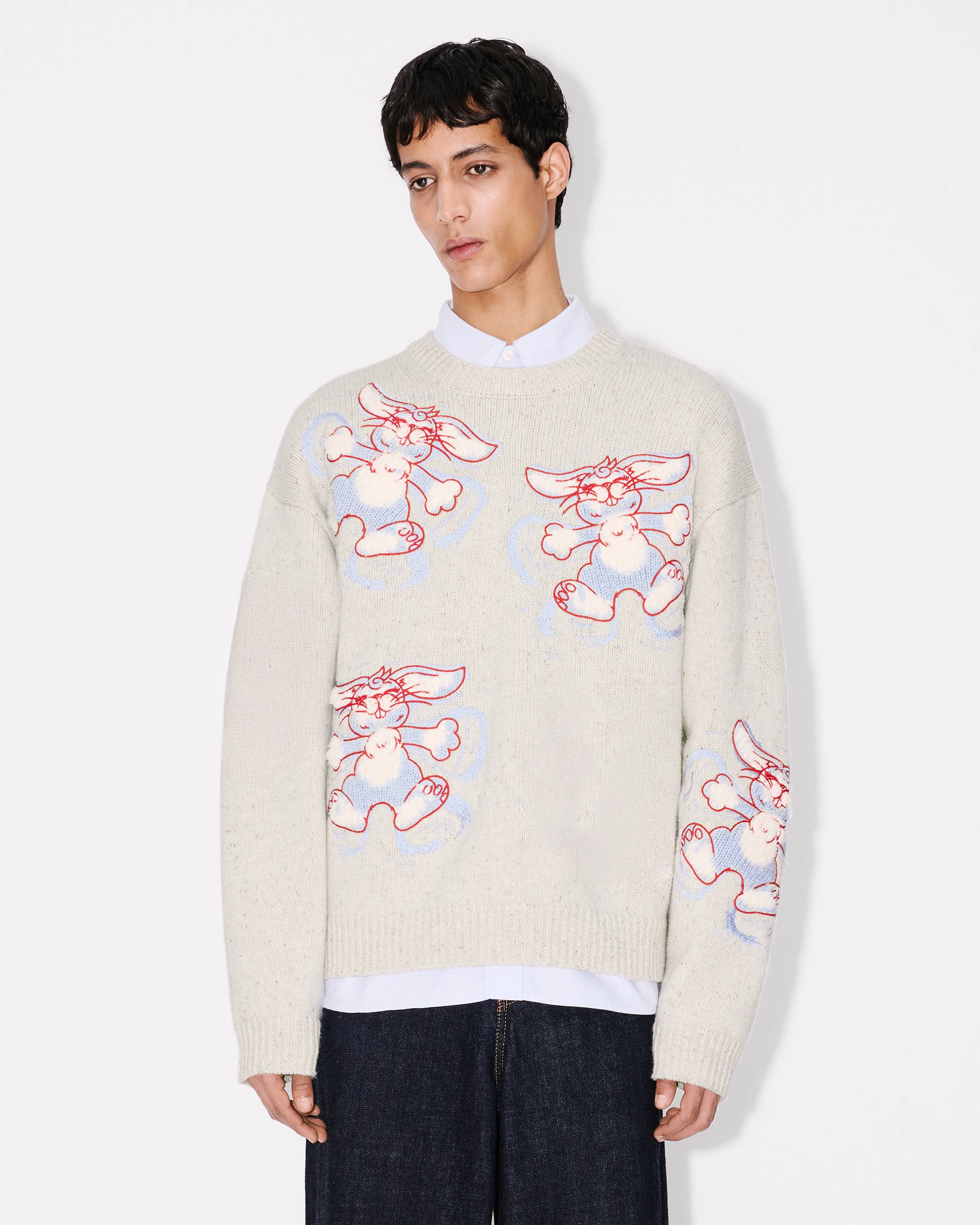 KENZO Winter Holidays' embroidered jumper in wool | Men's | KENZO