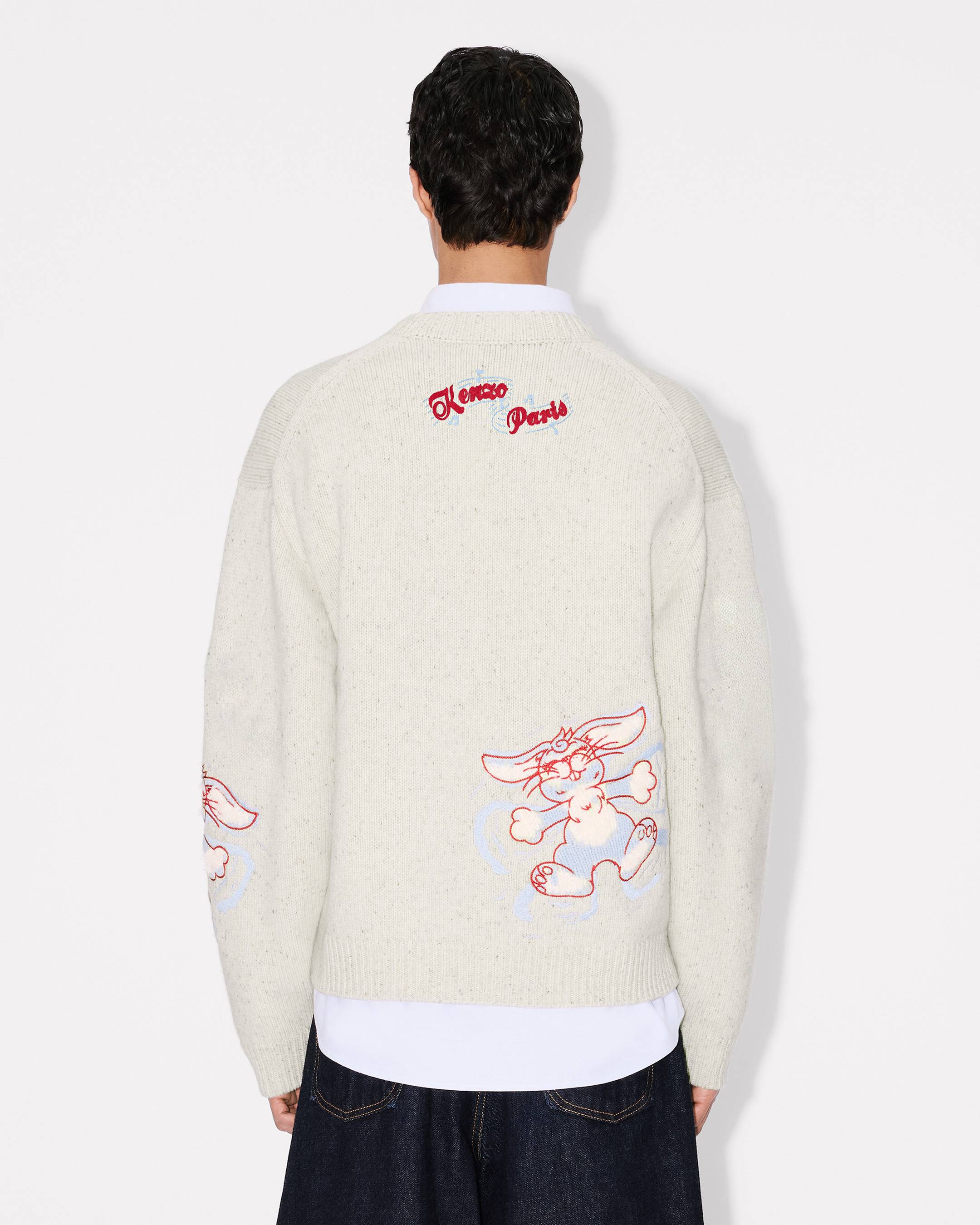 KENZO Winter Holidays' embroidered jumper in wool | Men's | KENZO