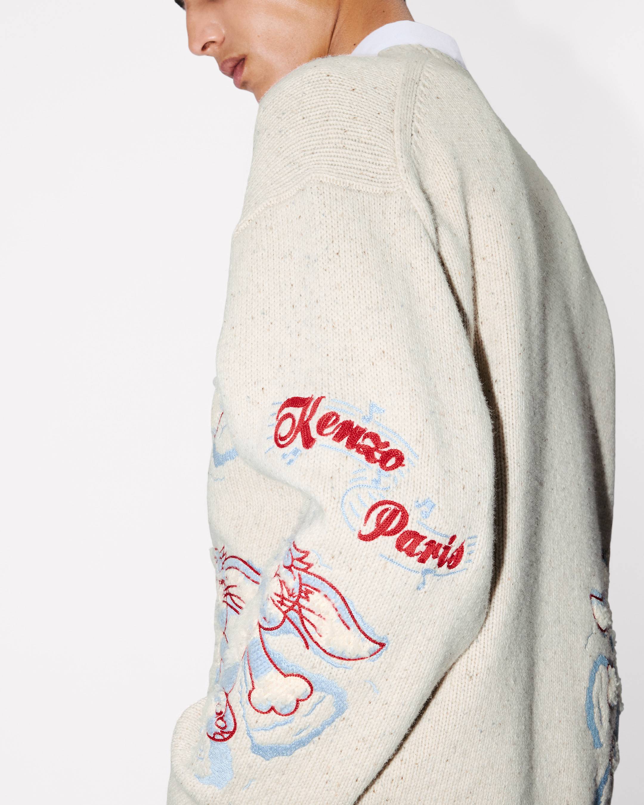KENZO Winter Holidays' embroidered jumper in wool | Men's | KENZO