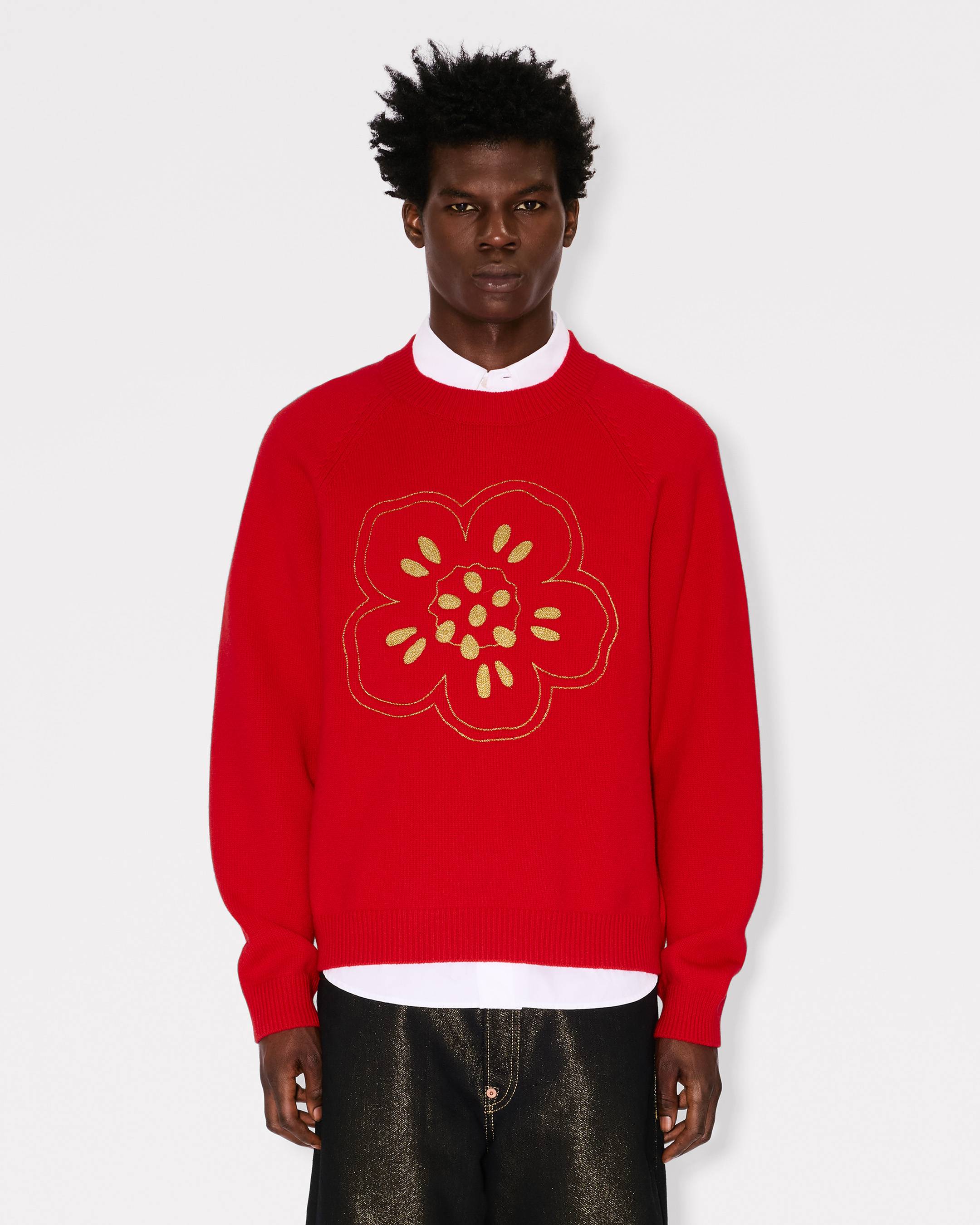 'Boke Flower' jumper in wool