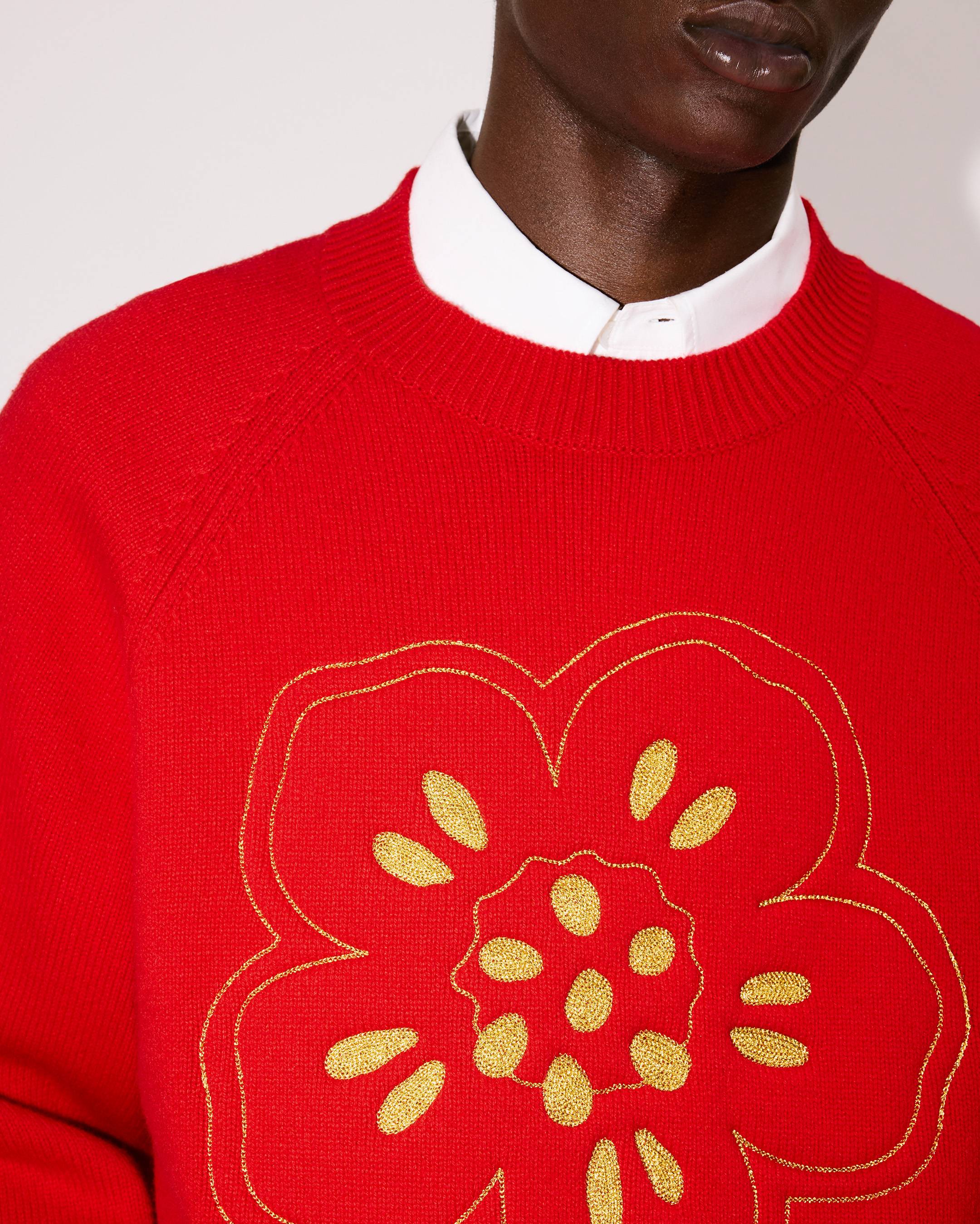 'Boke Flower' jumper in wool