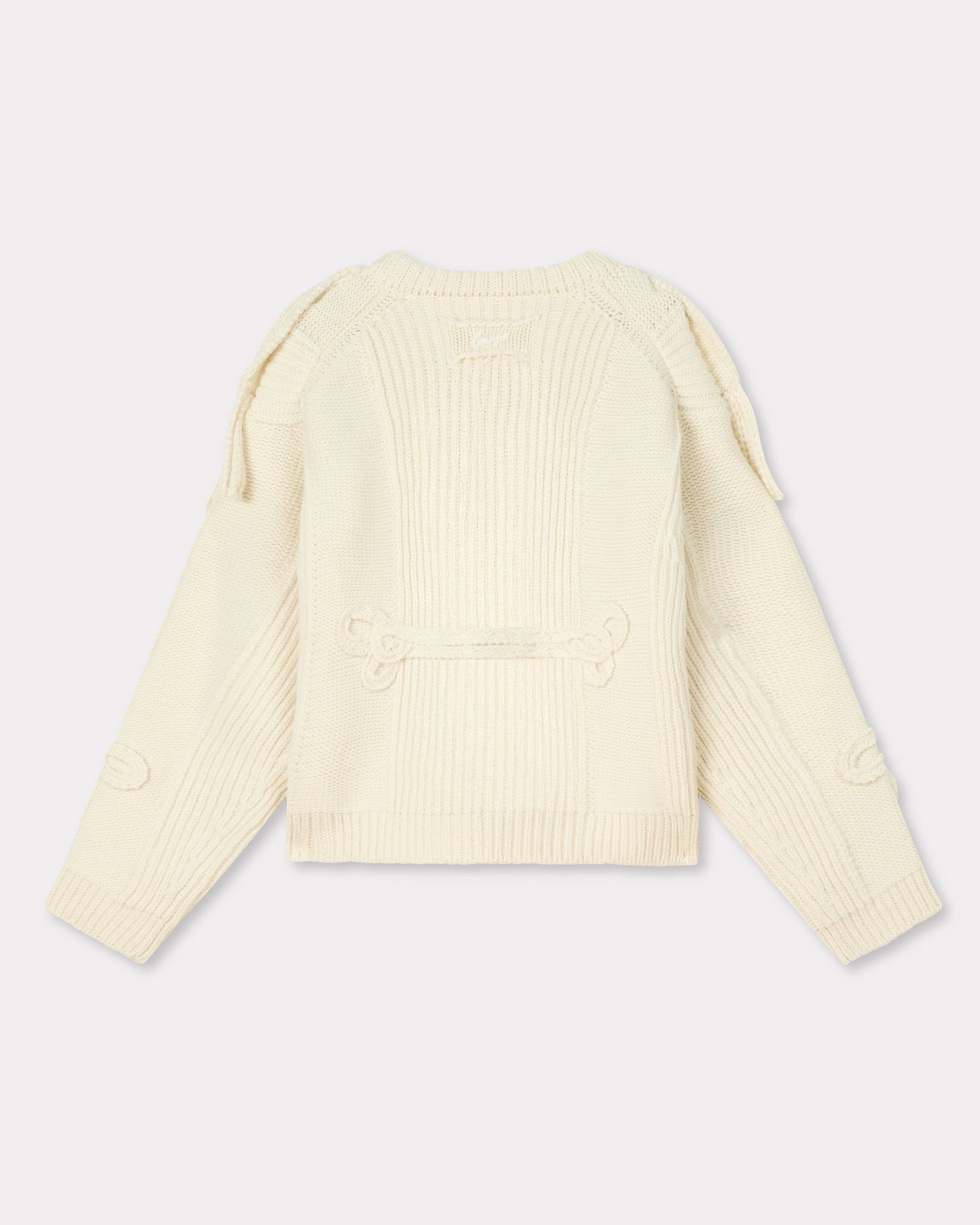 Fisherman elevated jumper in wool alpaca