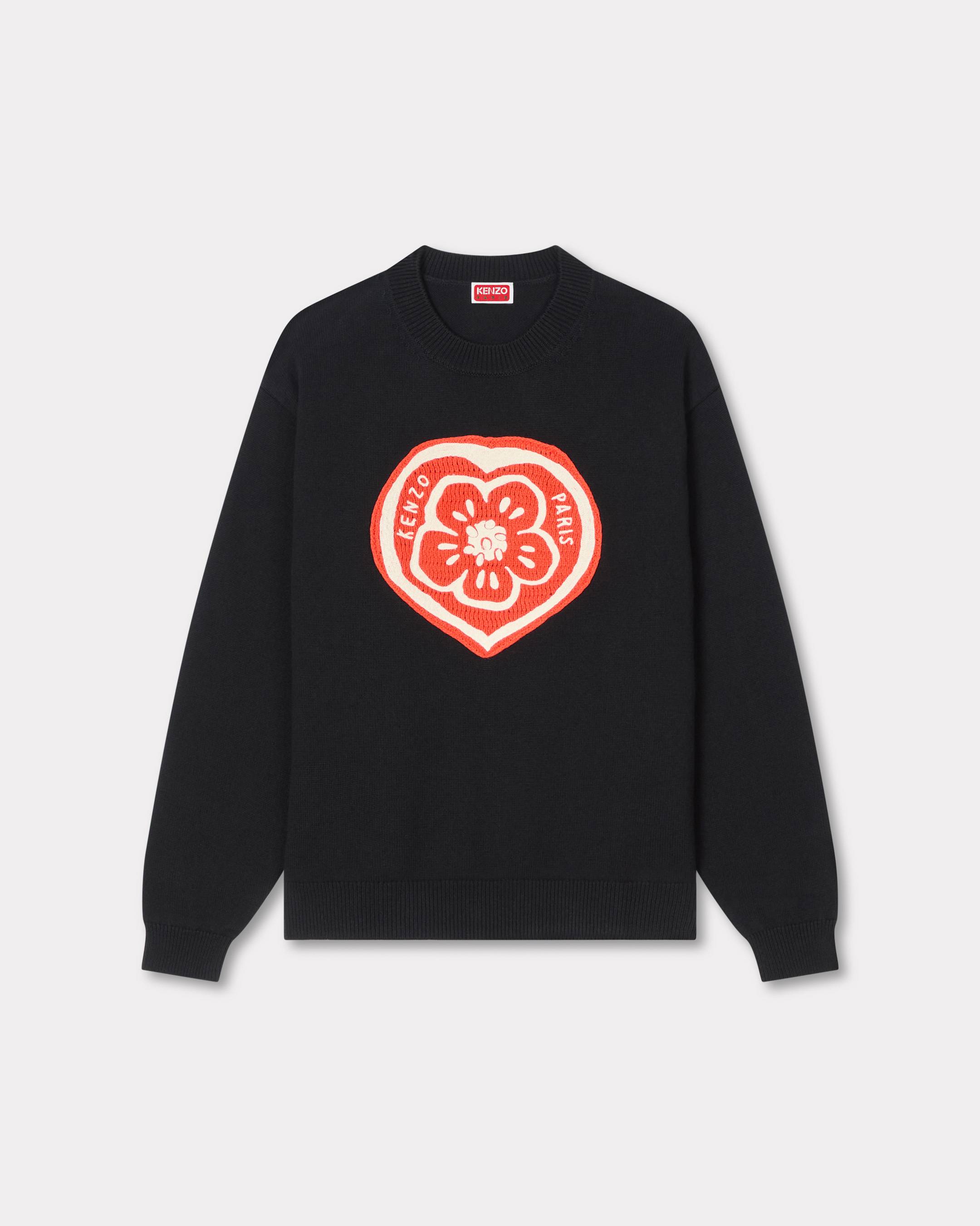 'KENZO Boke Heart' jumper in cotton wool