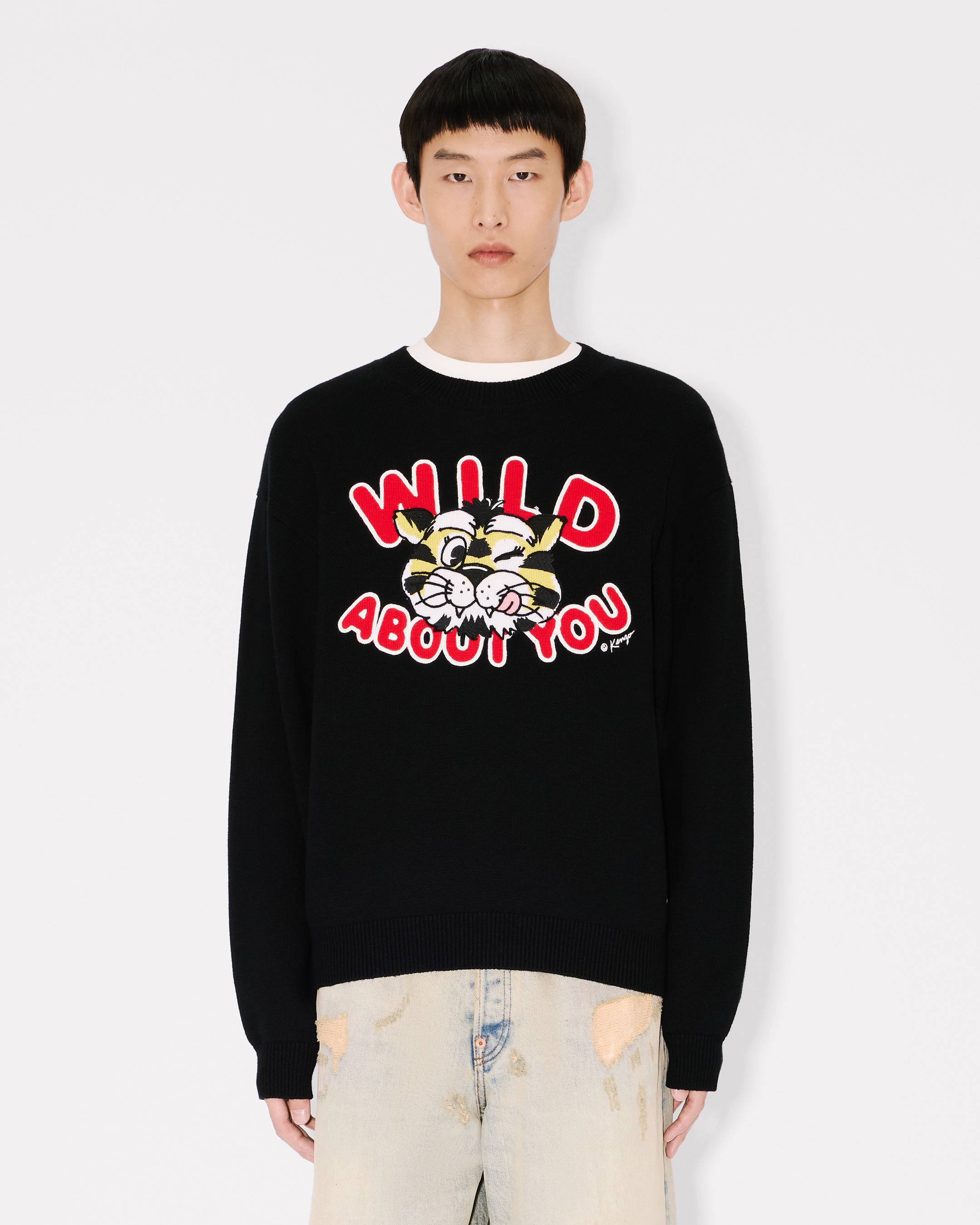 'KENZO Wild Tiger' jumper in wool cotton