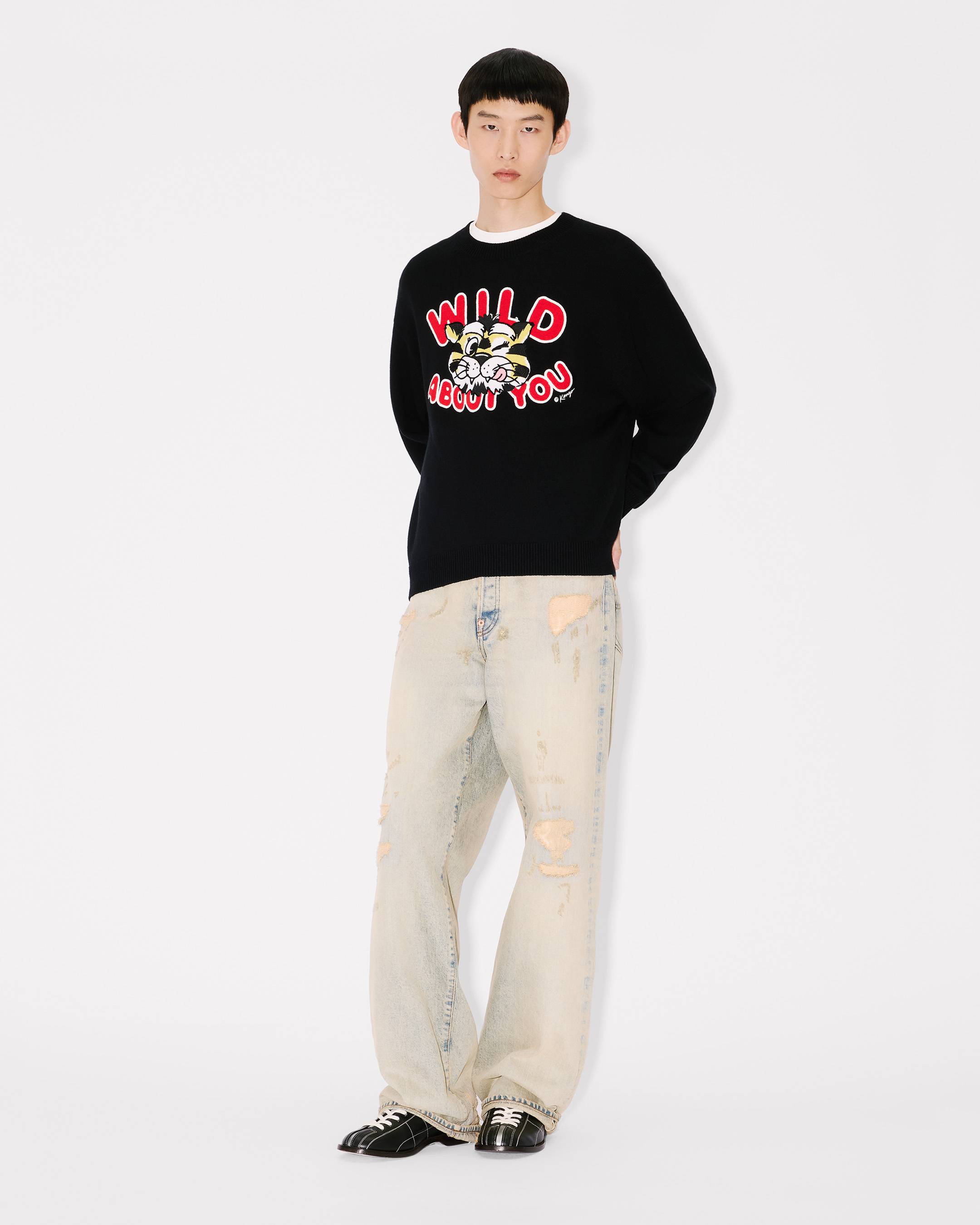 'KENZO Wild Tiger' jumper in wool cotton