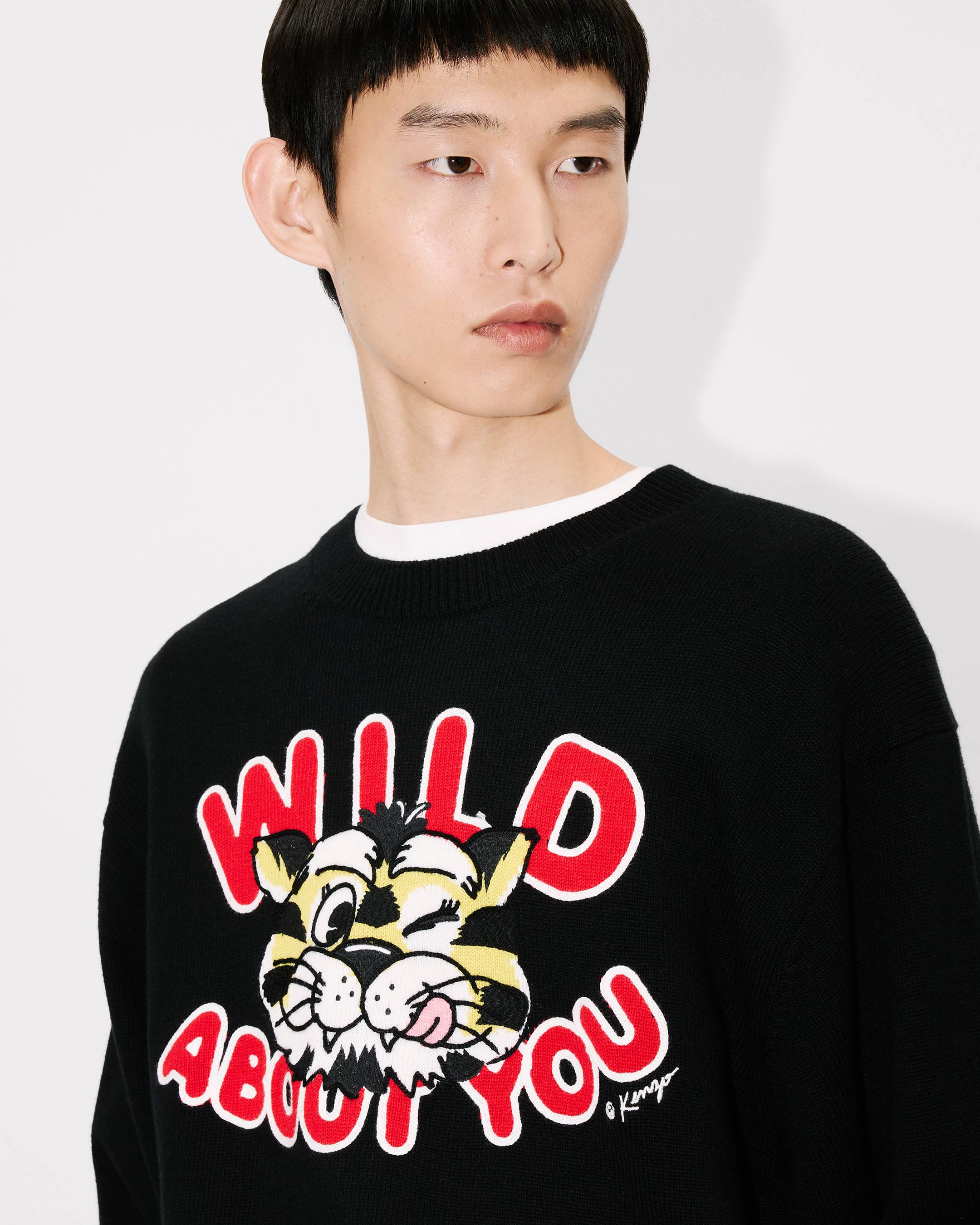 'KENZO Wild Tiger' jumper wool cotton