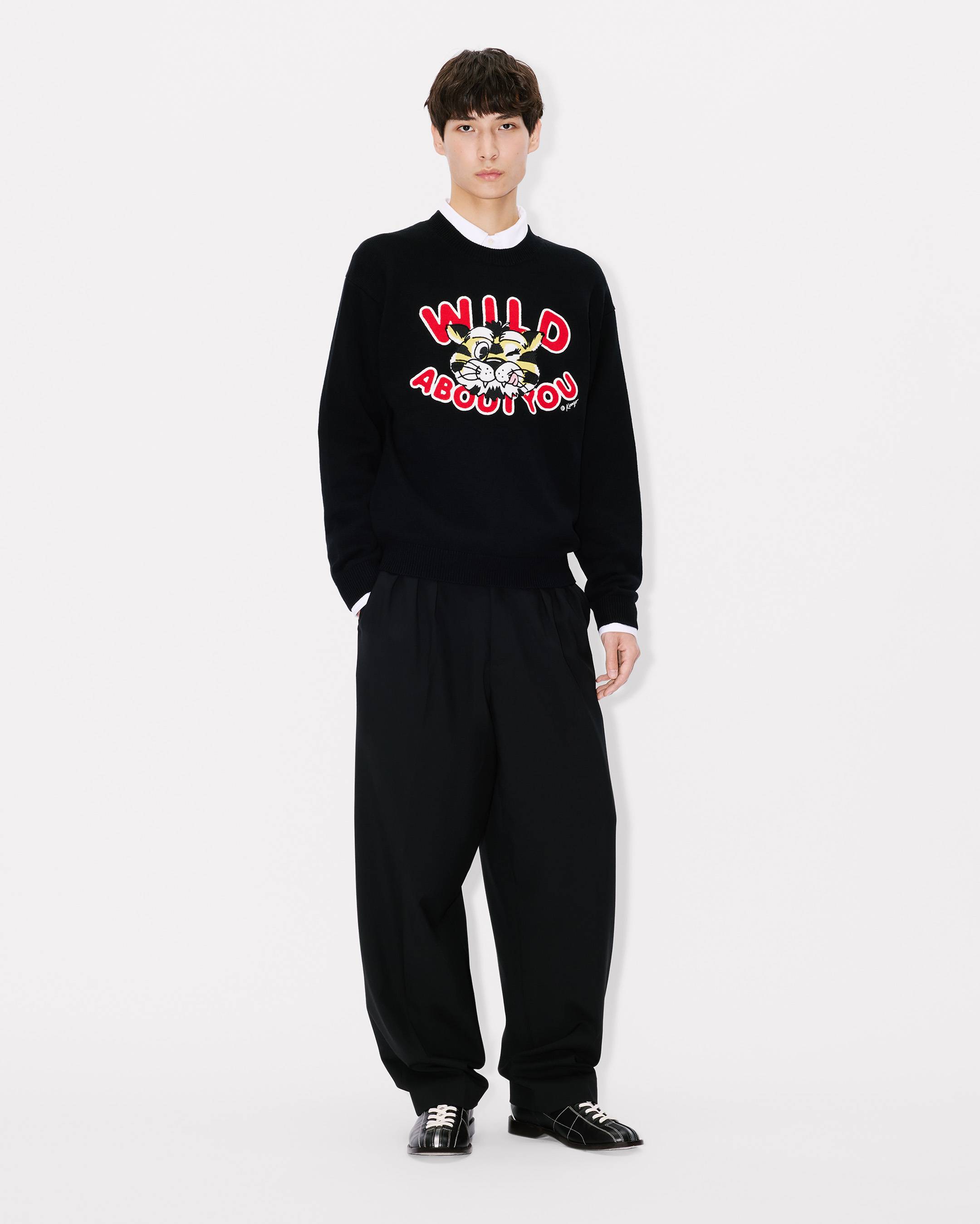 KENZO Wild Tiger' jumper in wool cotton | Men's | KENZO