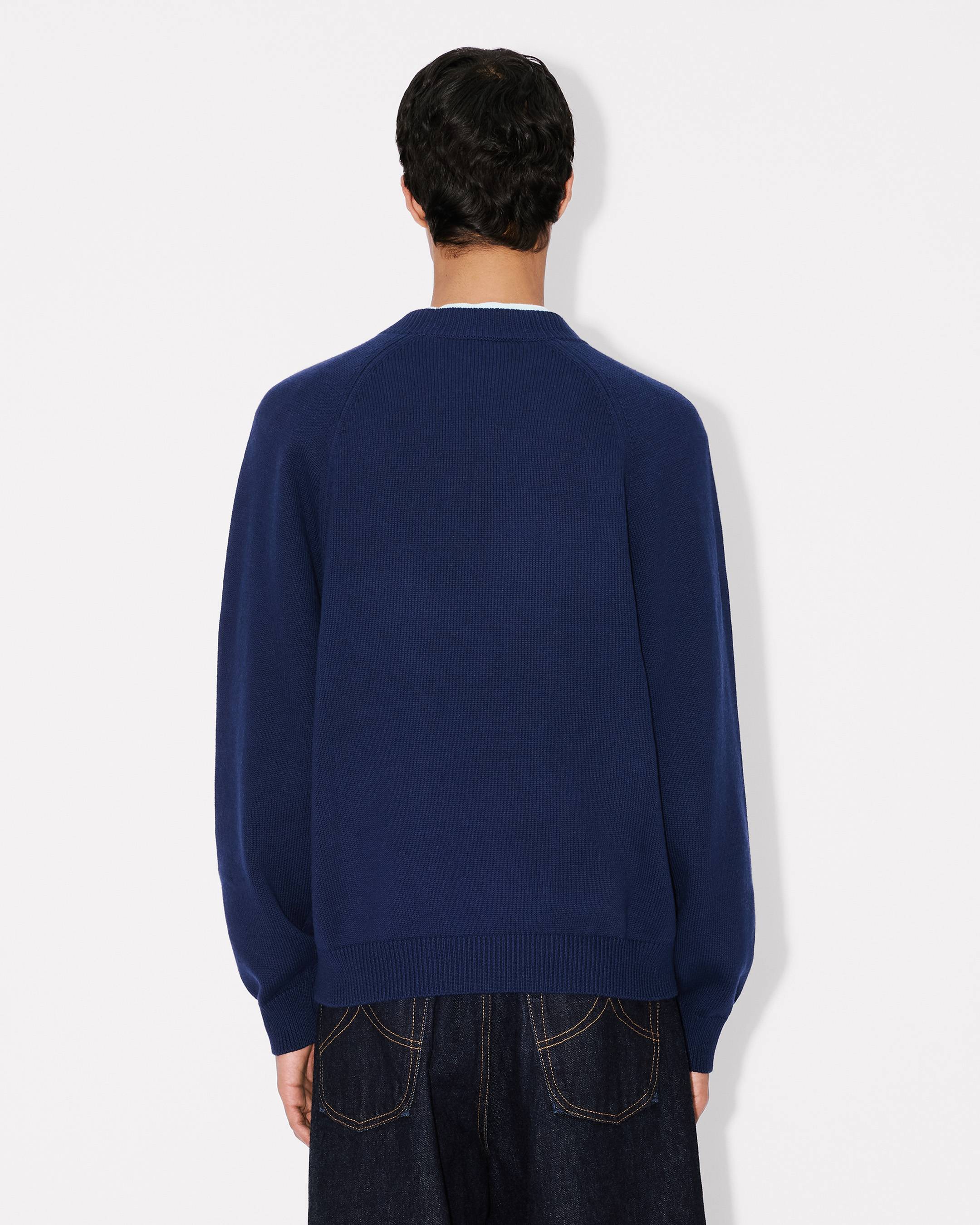 'KENZO Badges' embroidered jumper in cotton wool