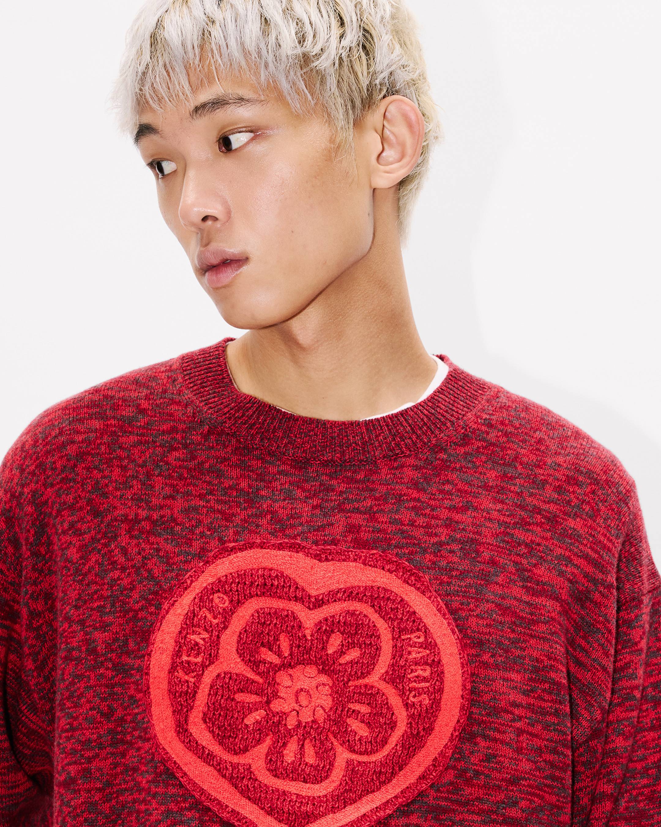 Su&eacute;ter de algod&oacute;n y lana 'KENZO Boke Heart'