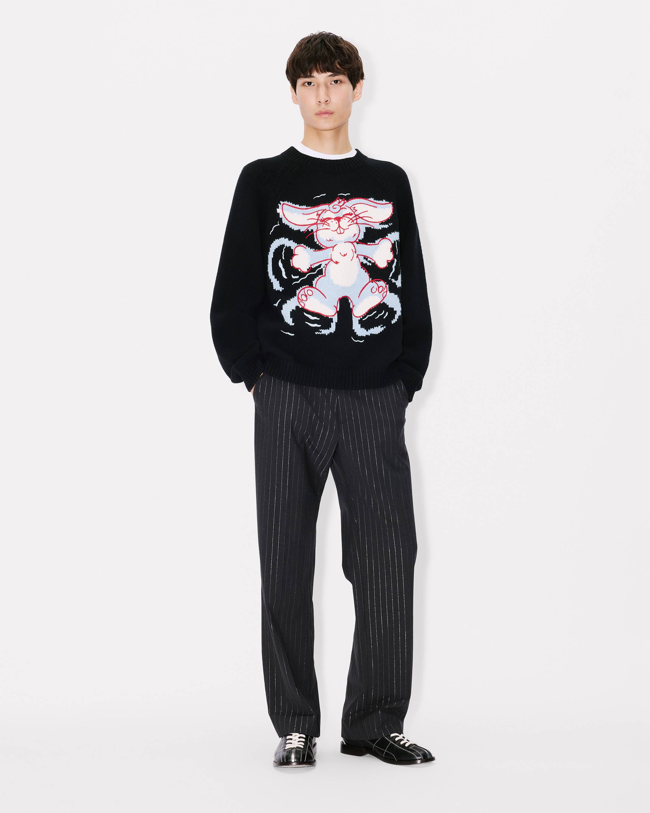 'KENZO Winter Holidays' embroidered jumper wool