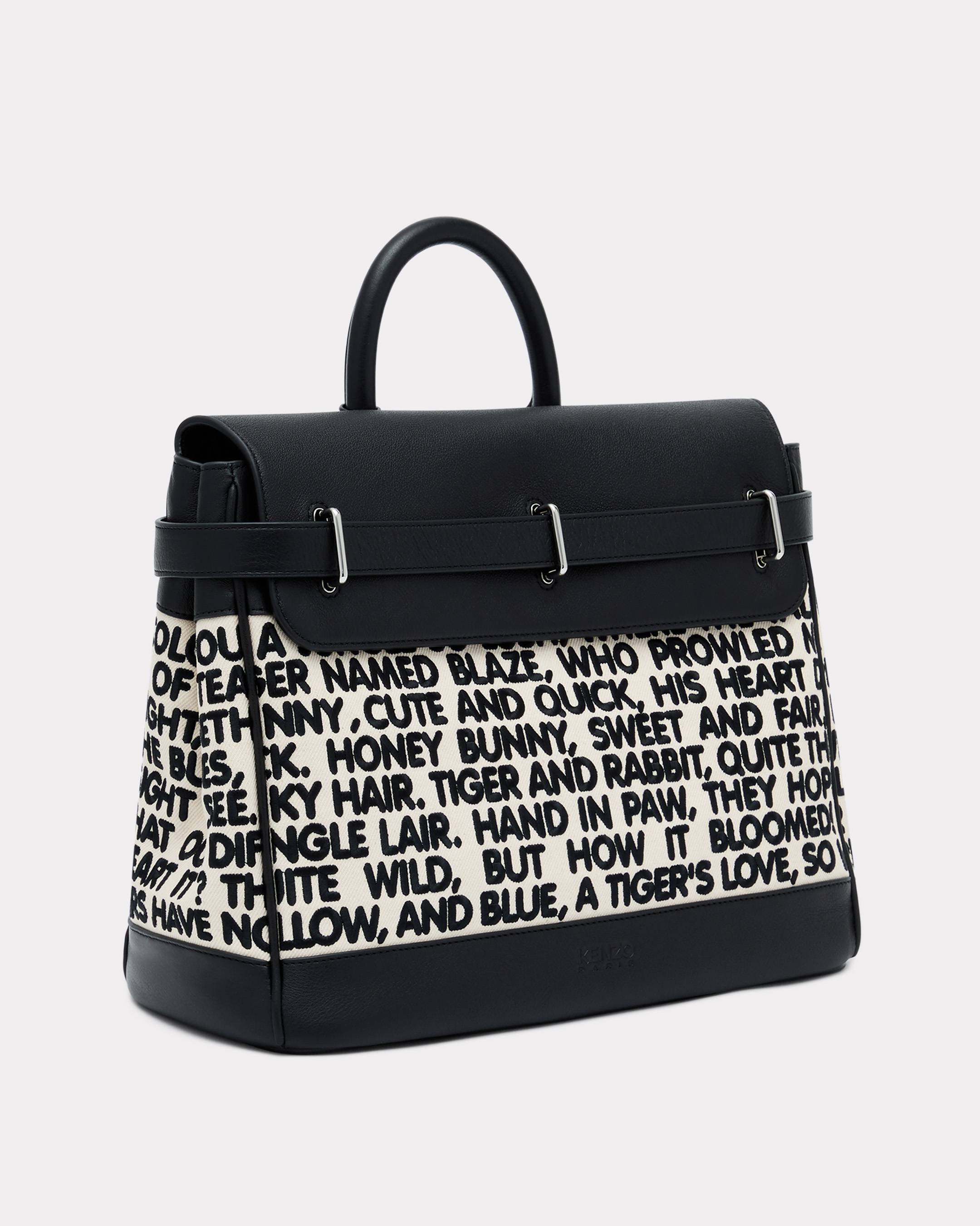Borsa 'KENZO Holdall' in canvas e pelle