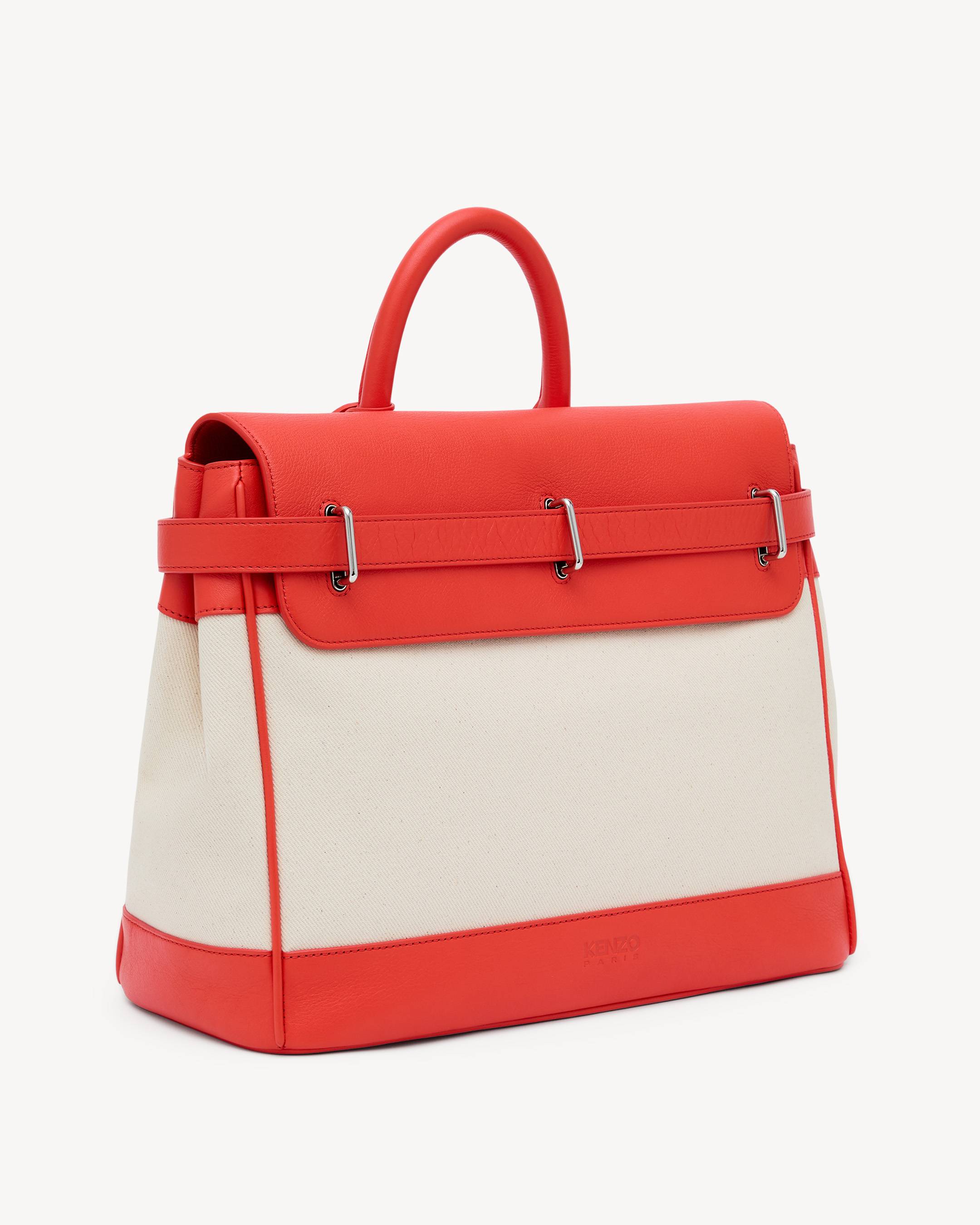 KENZO Holdall' bag in canvas and leather | KENZO