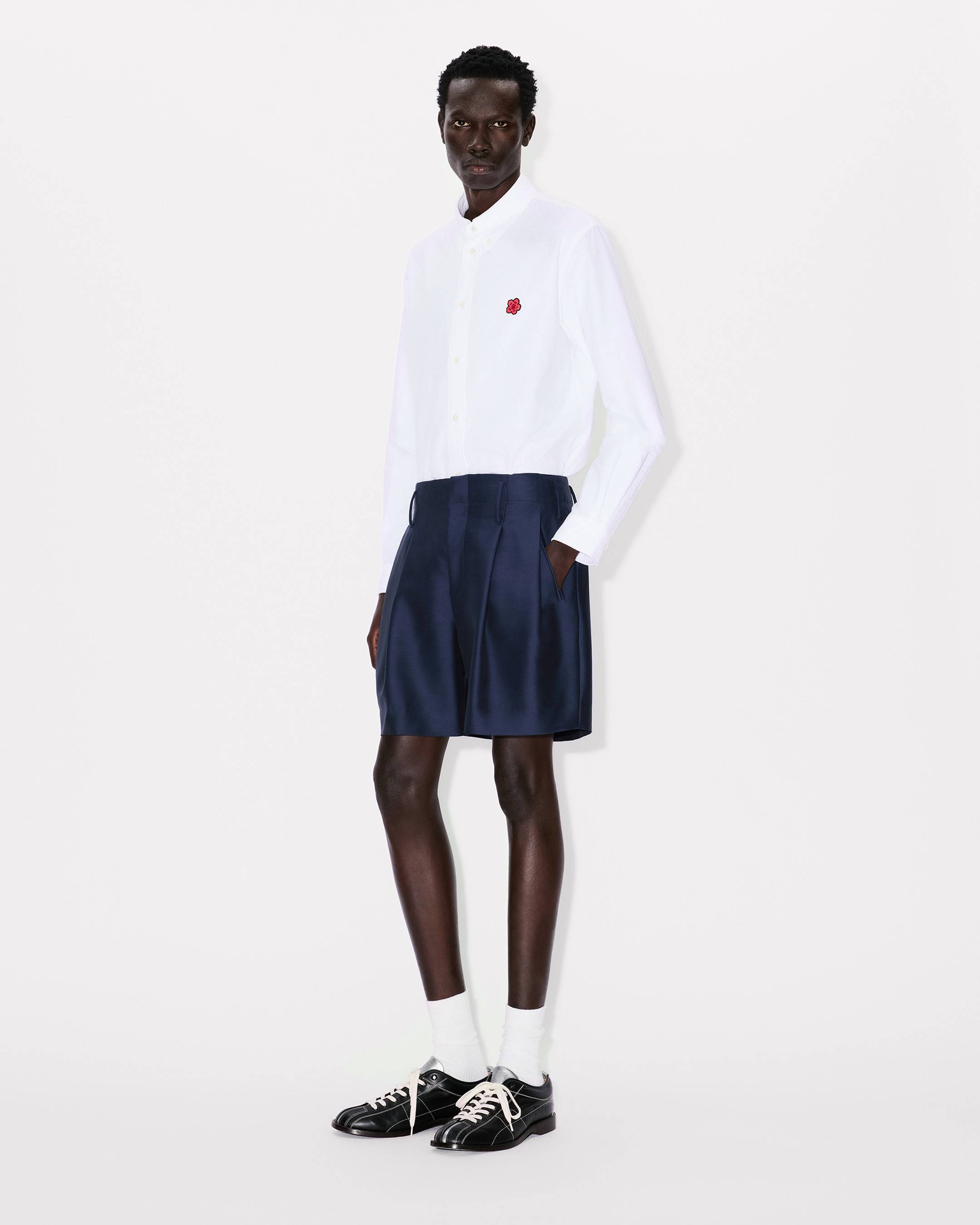 テーラード ショート イン バージン ウール & シルク