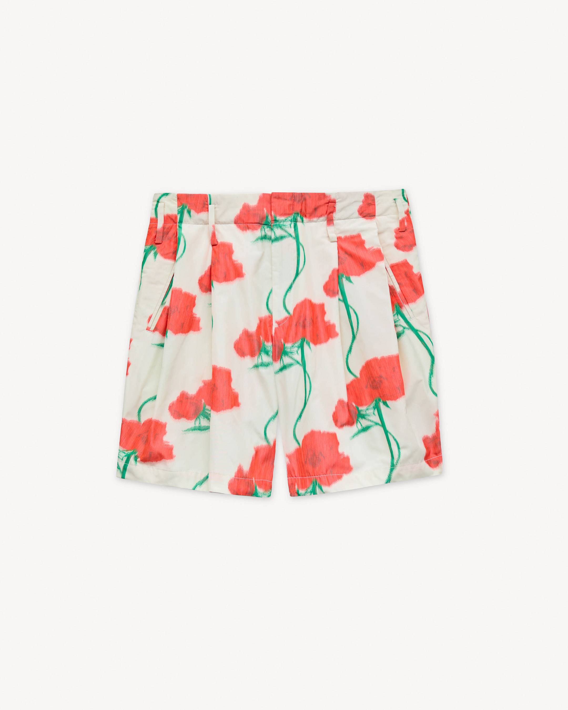 KENZO Archive Rose' テーラード ショートパンツ イン テクニカル