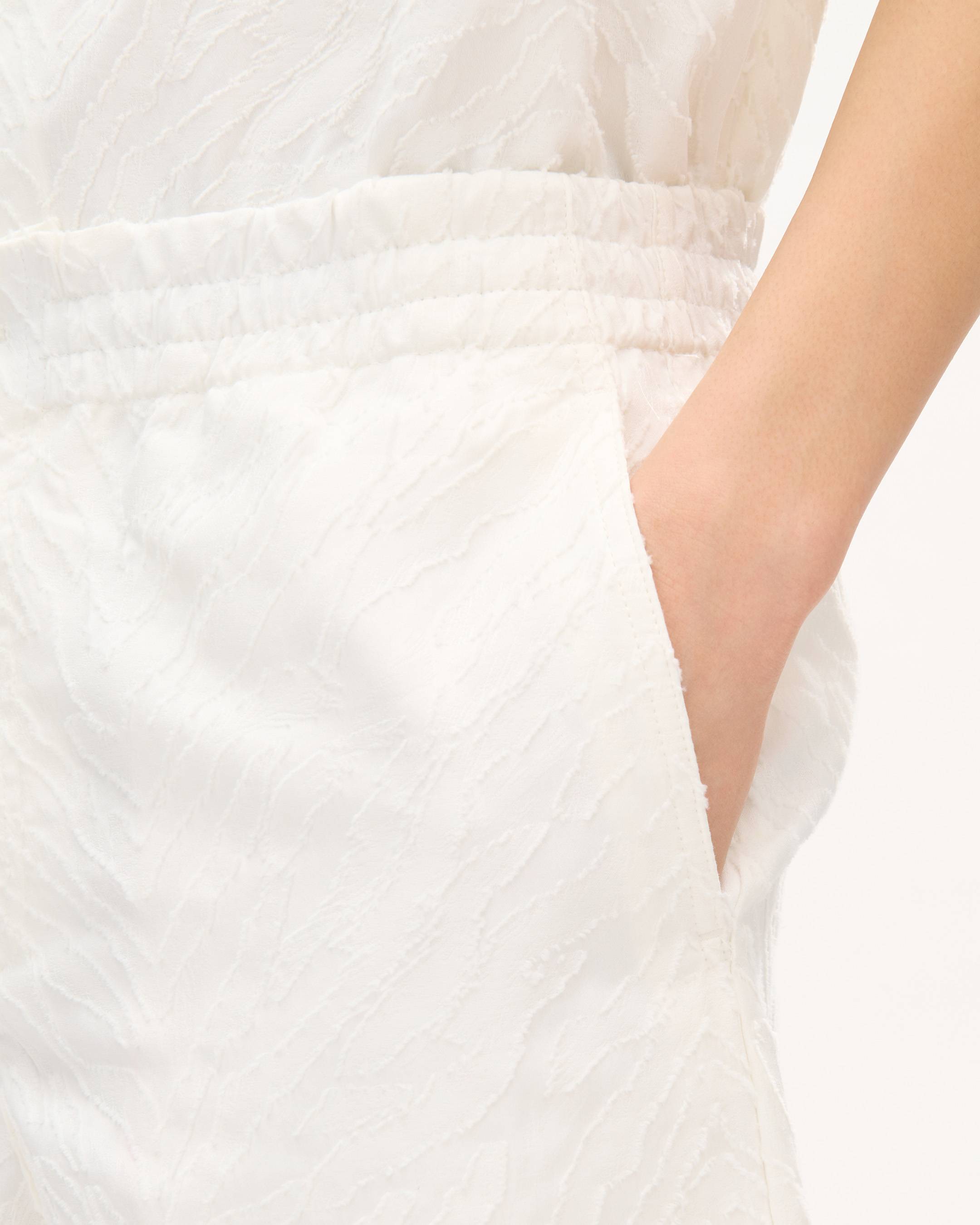 'KENZO Tiger' elasticated shorts in cotton jacquard