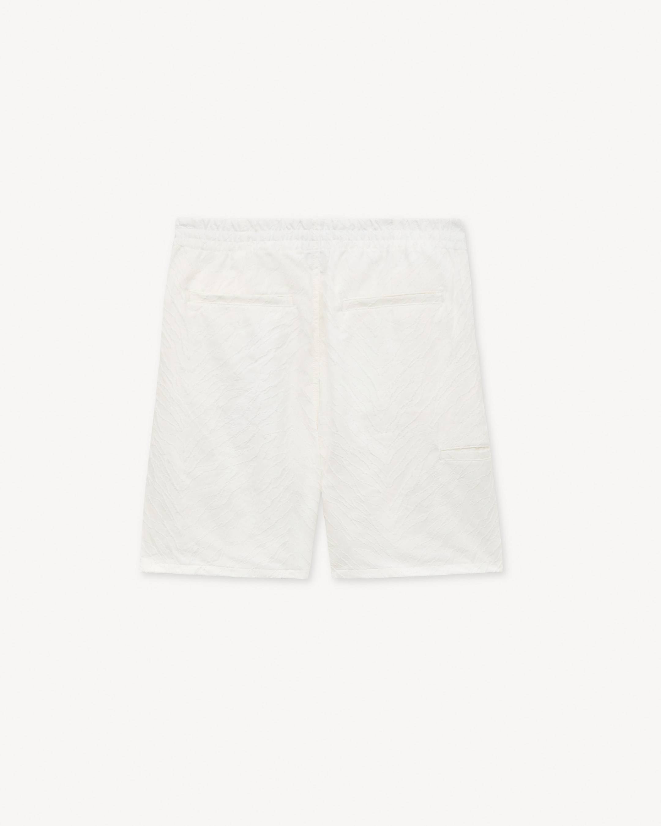 'KENZO Tiger' エラスティック ショートパンツ イン コットン ジャカード