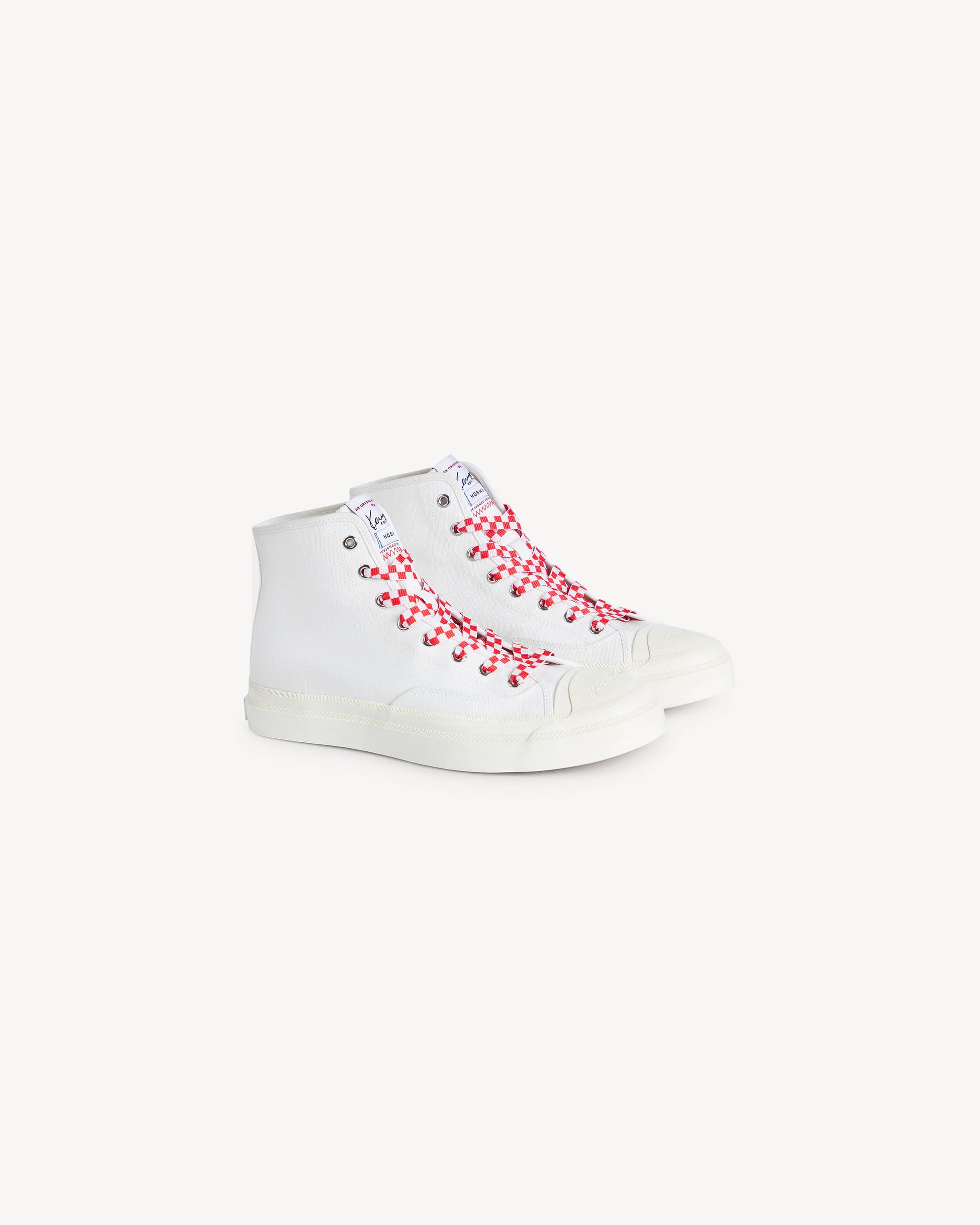 KENZO Hoshi' high top sneakers in cotton canvas | KENZO