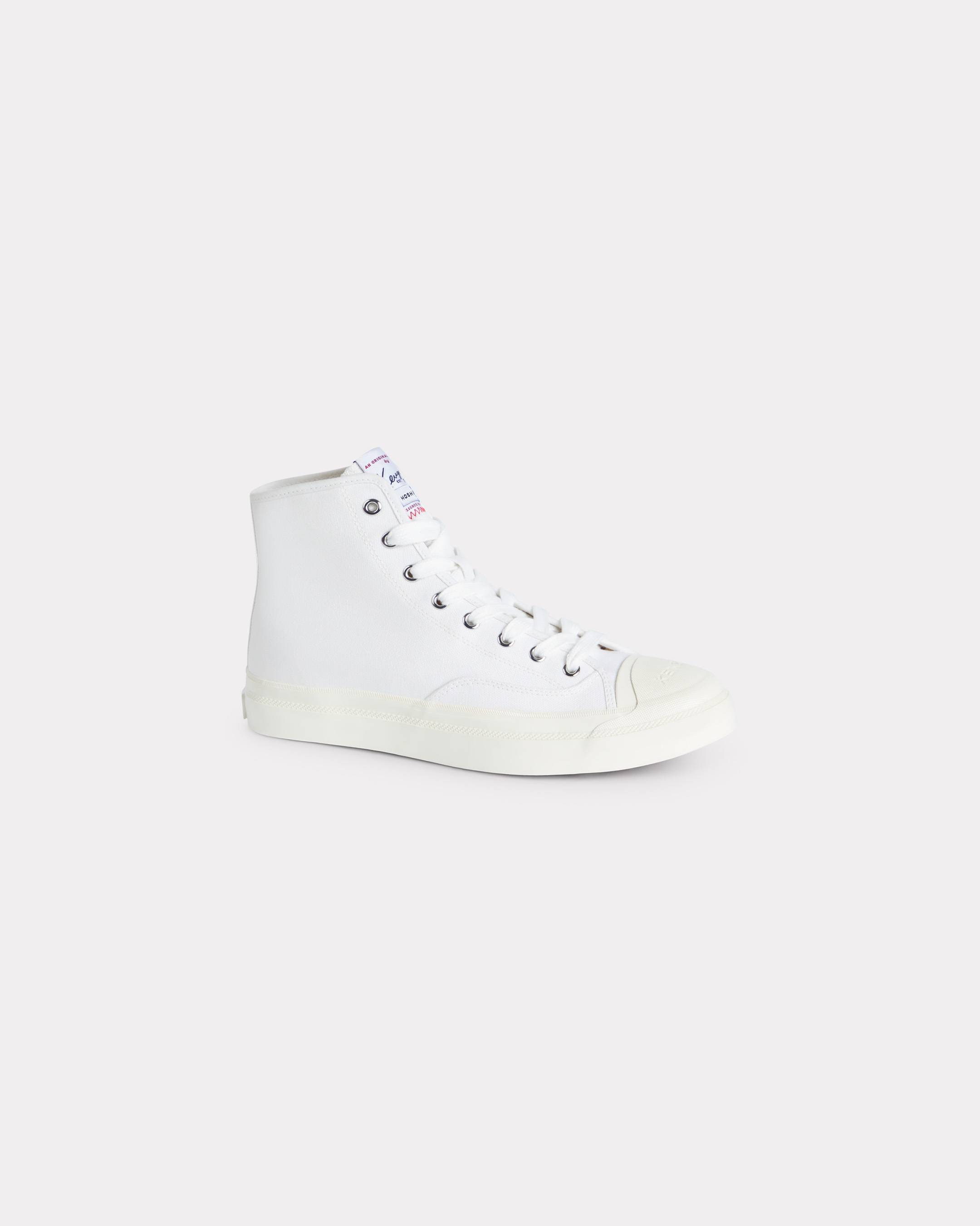 'KENZO Hoshi' high top sneakers in cotton canvas