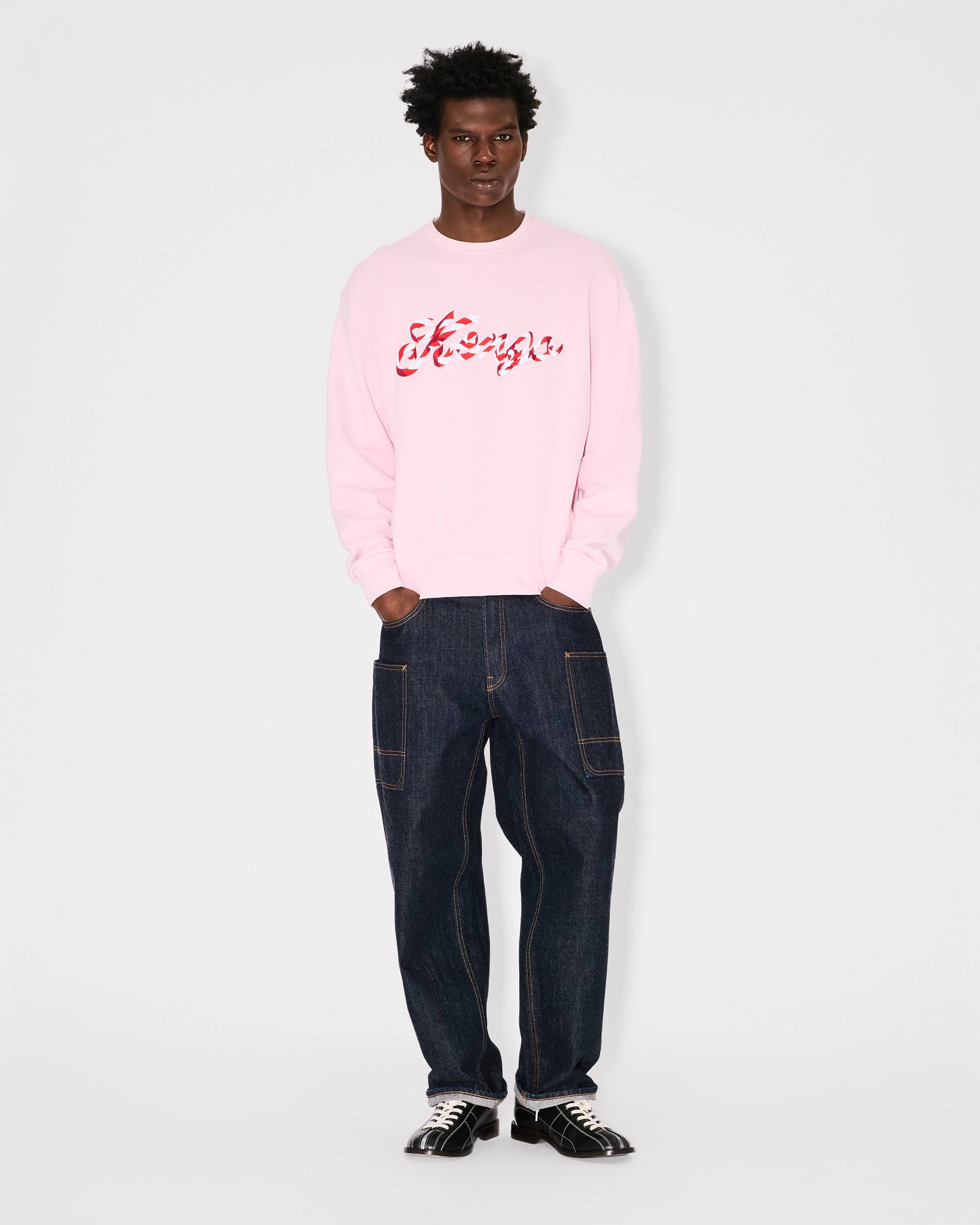 'KENZO WINTER HOLIDAYS' スノーグローブ 最新作 KENZO Winter Holidays' embroidered sweatshirt in cotton | KENZO
