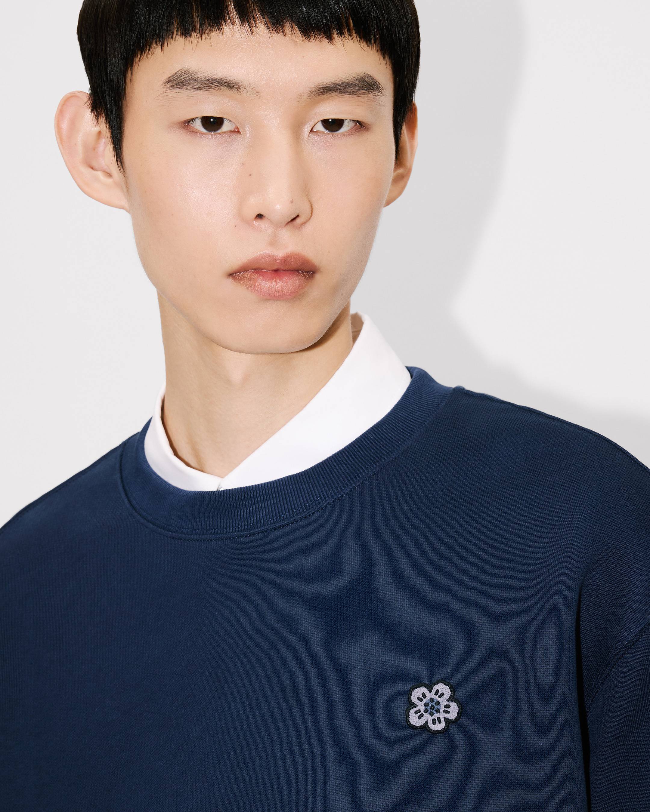 'Boke Flower' embroidered sweatshirt in coton