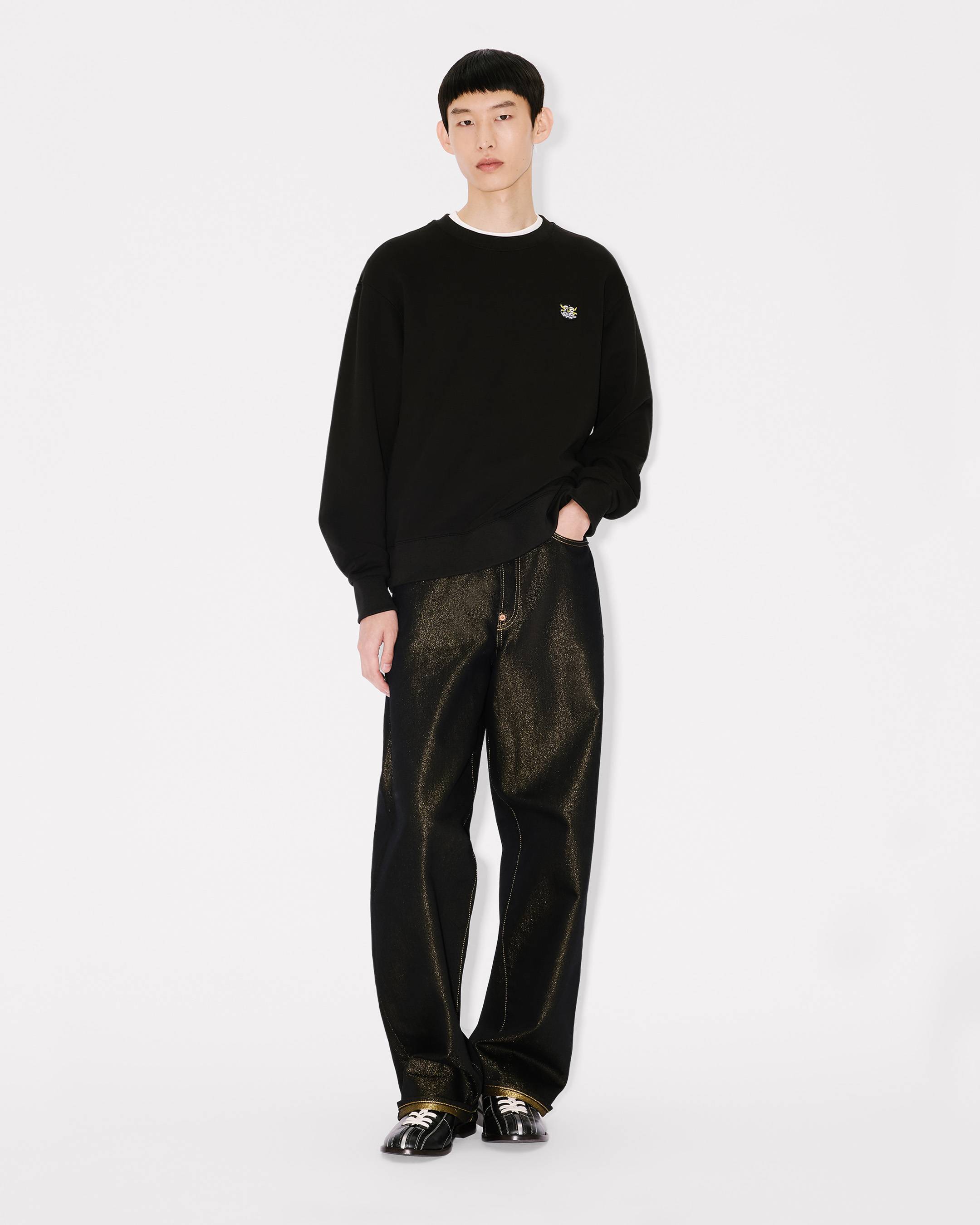 'KENZO Wild Tiger' embroidered sweatshirt in cotton