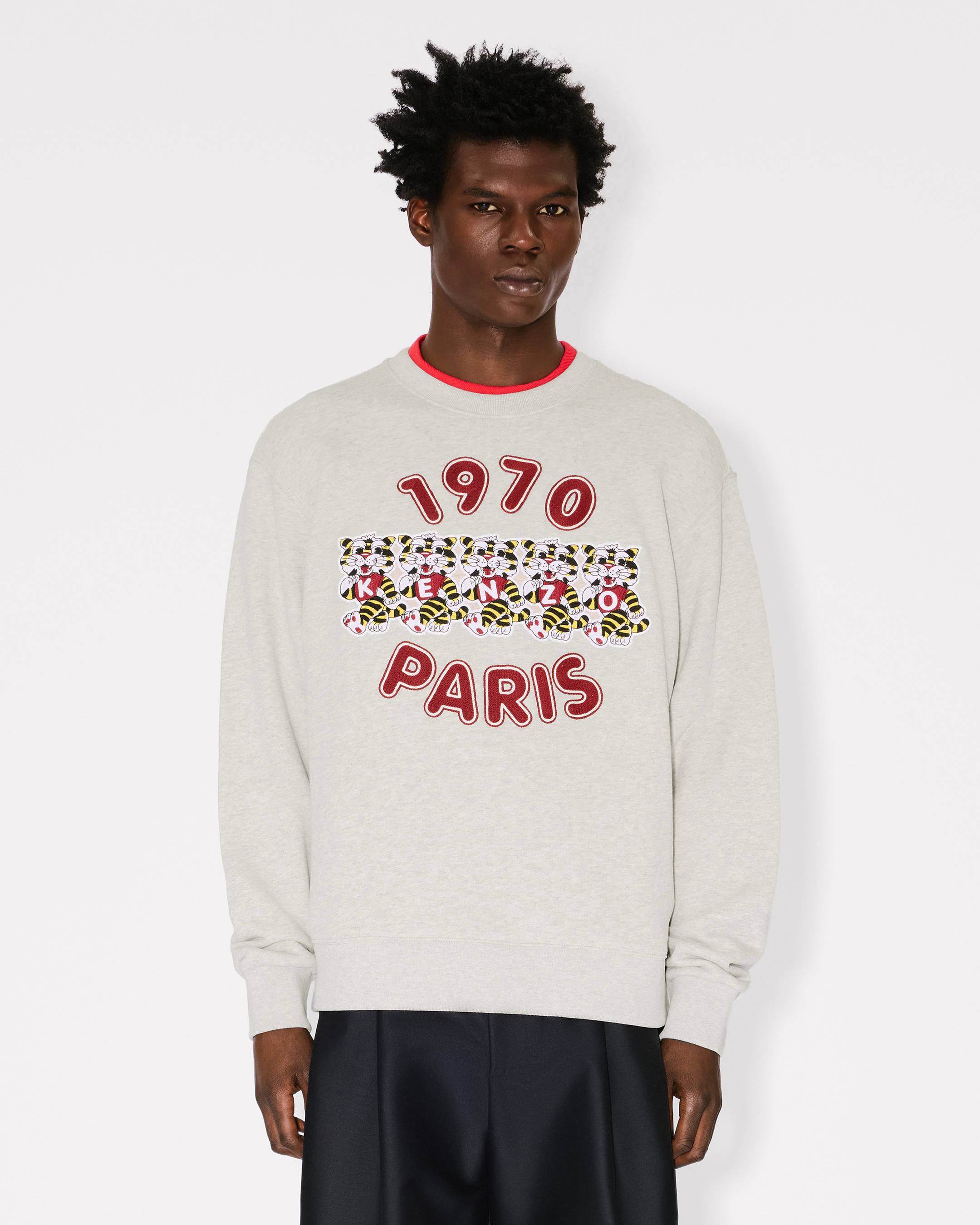 KENZO Wild Tiger' エンブロイダリー スウェット イン コットン
