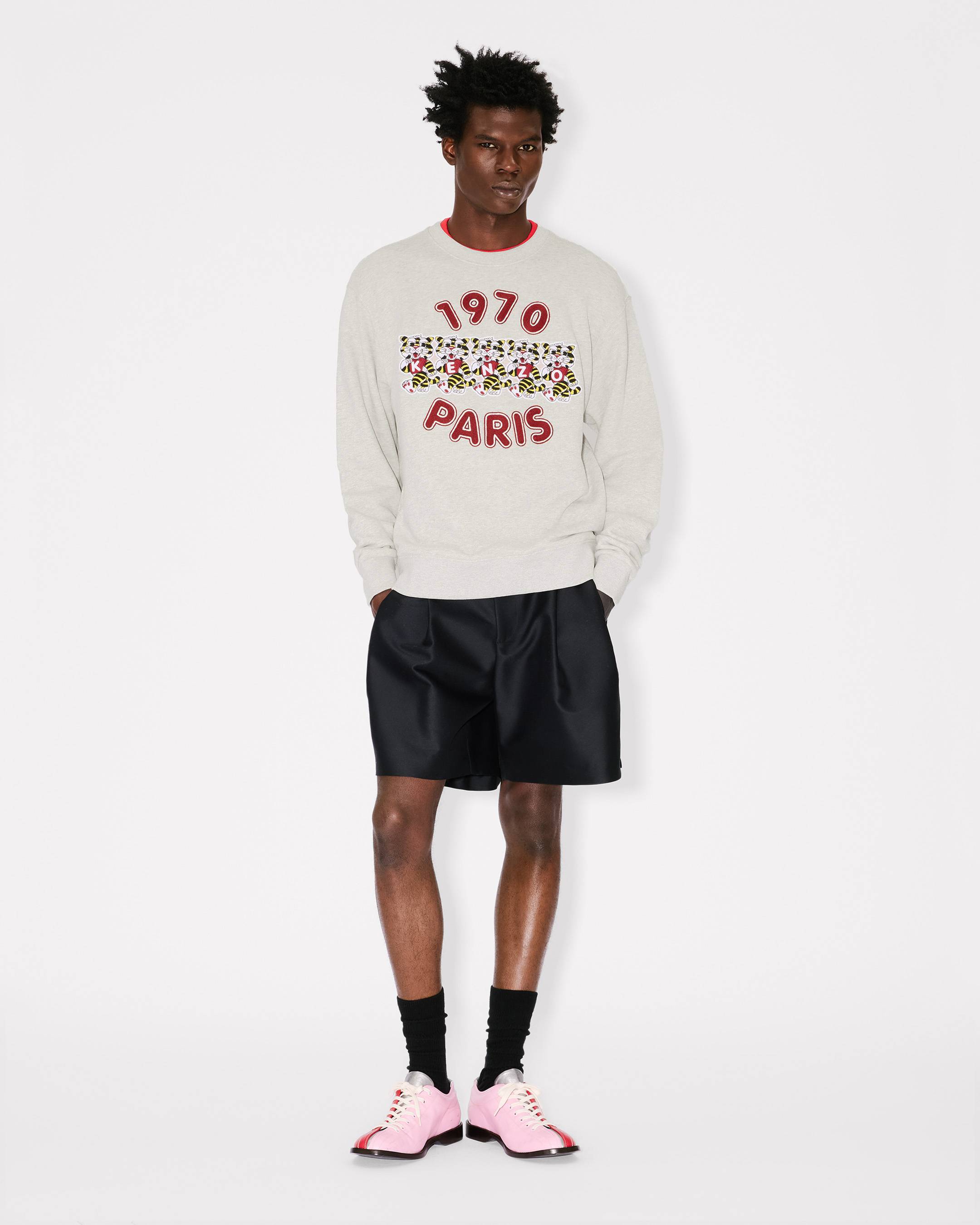 KENZO Wild Tiger' エンブロイダリー スウェット イン コットン