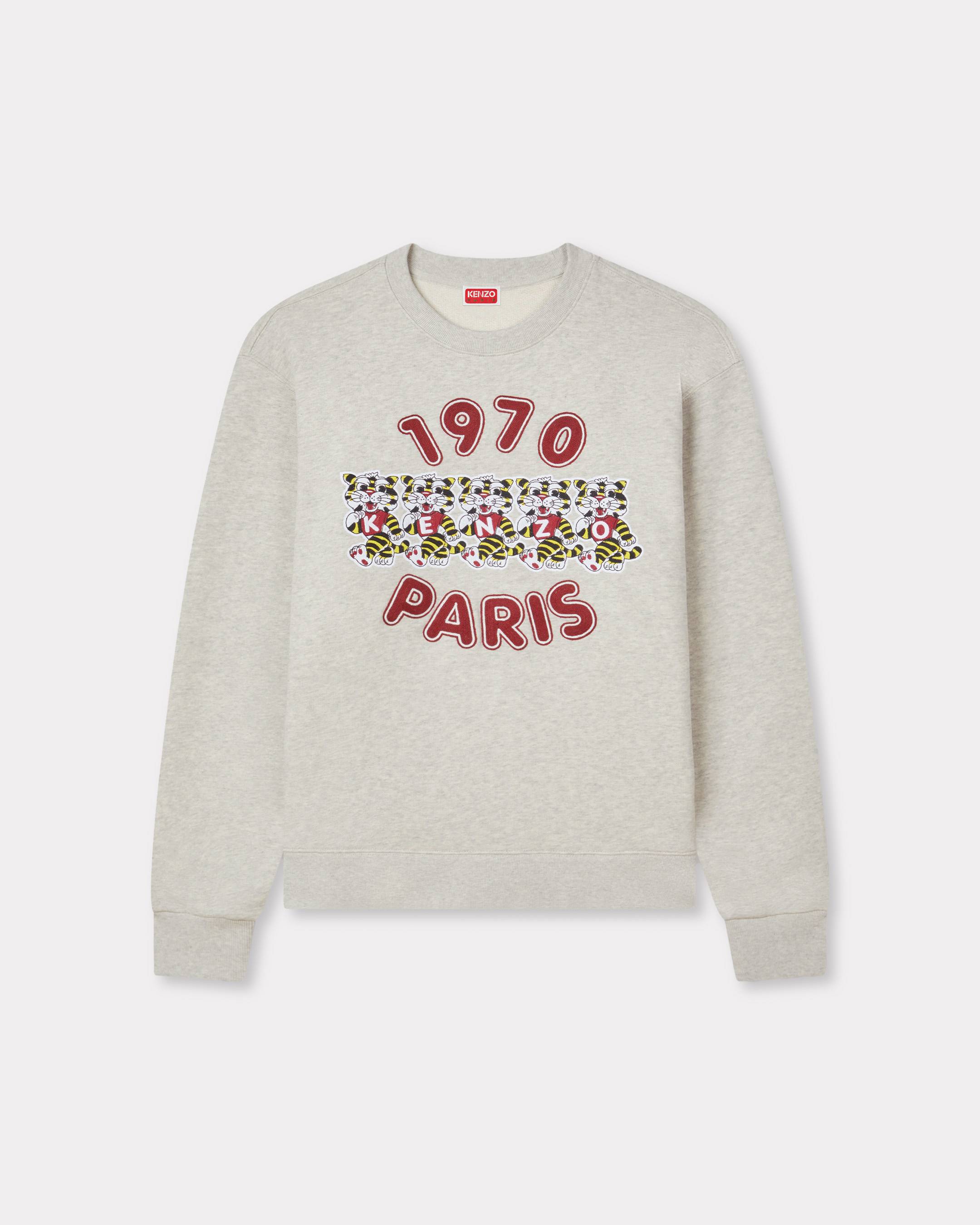 'KENZO Wild Tiger' embroidered sweatshirt in cotton