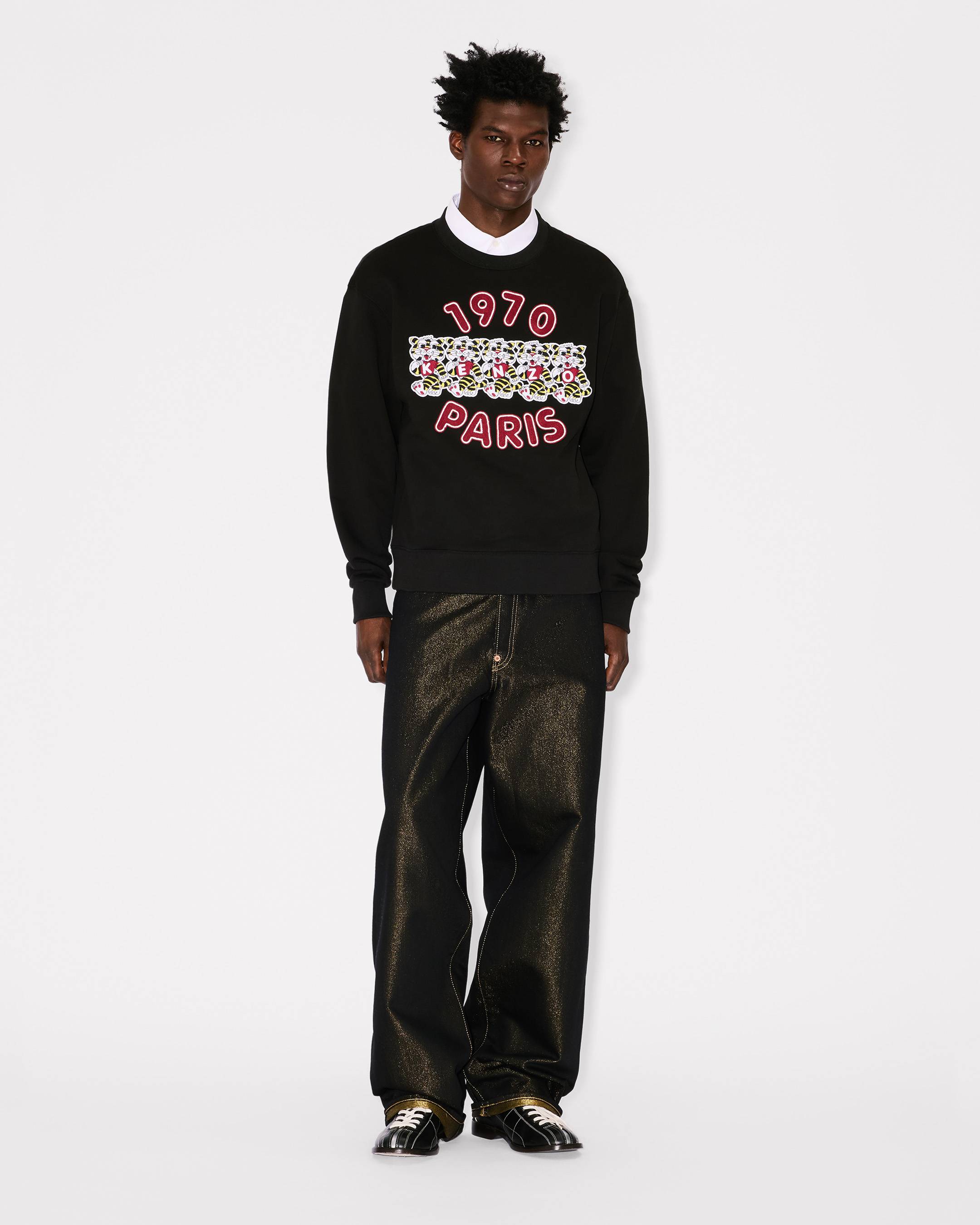 'KENZO Wild Tiger' embroidered sweatshirt cotton