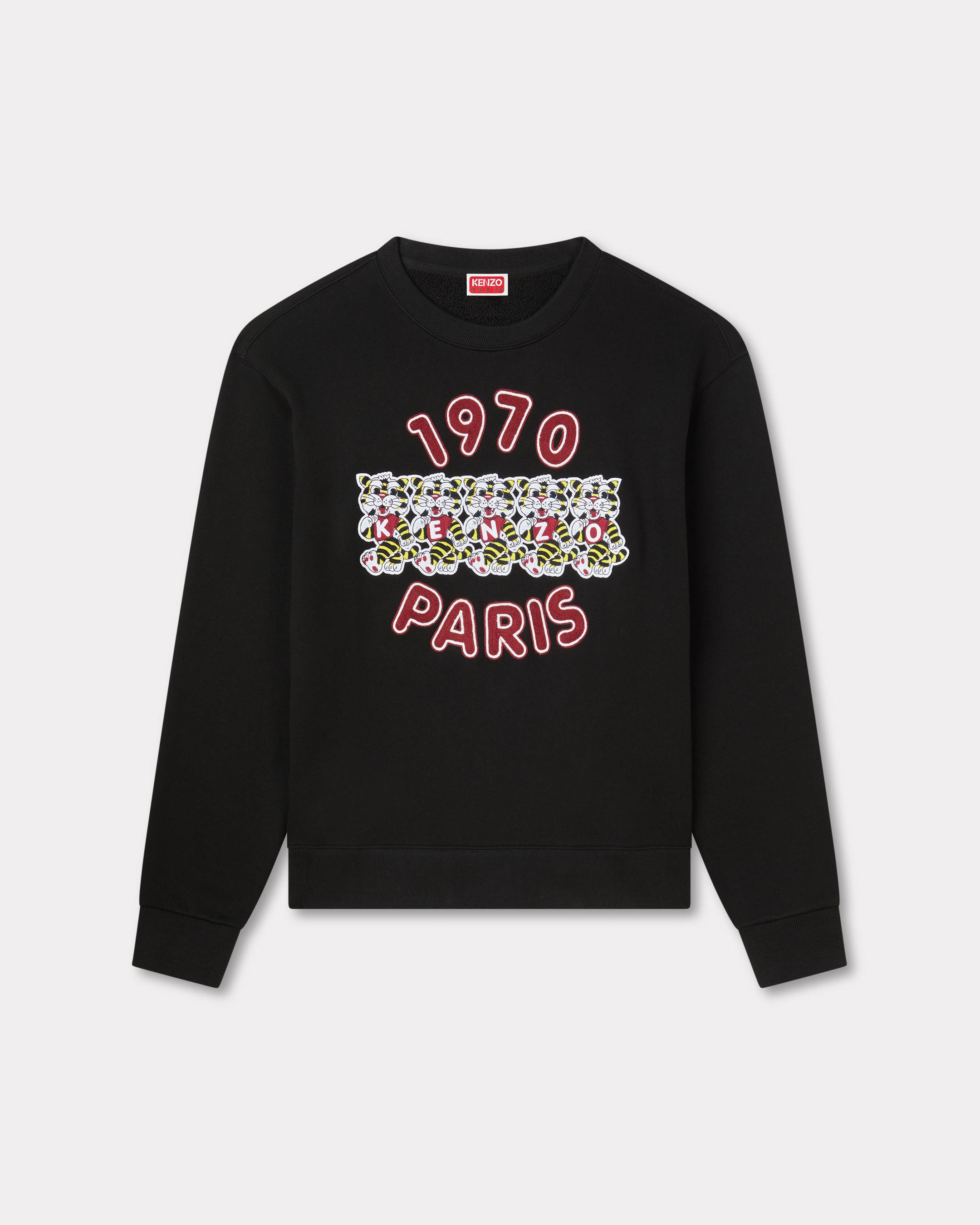 'KENZO Wild Tiger' embroidered sweatshirt in cotton