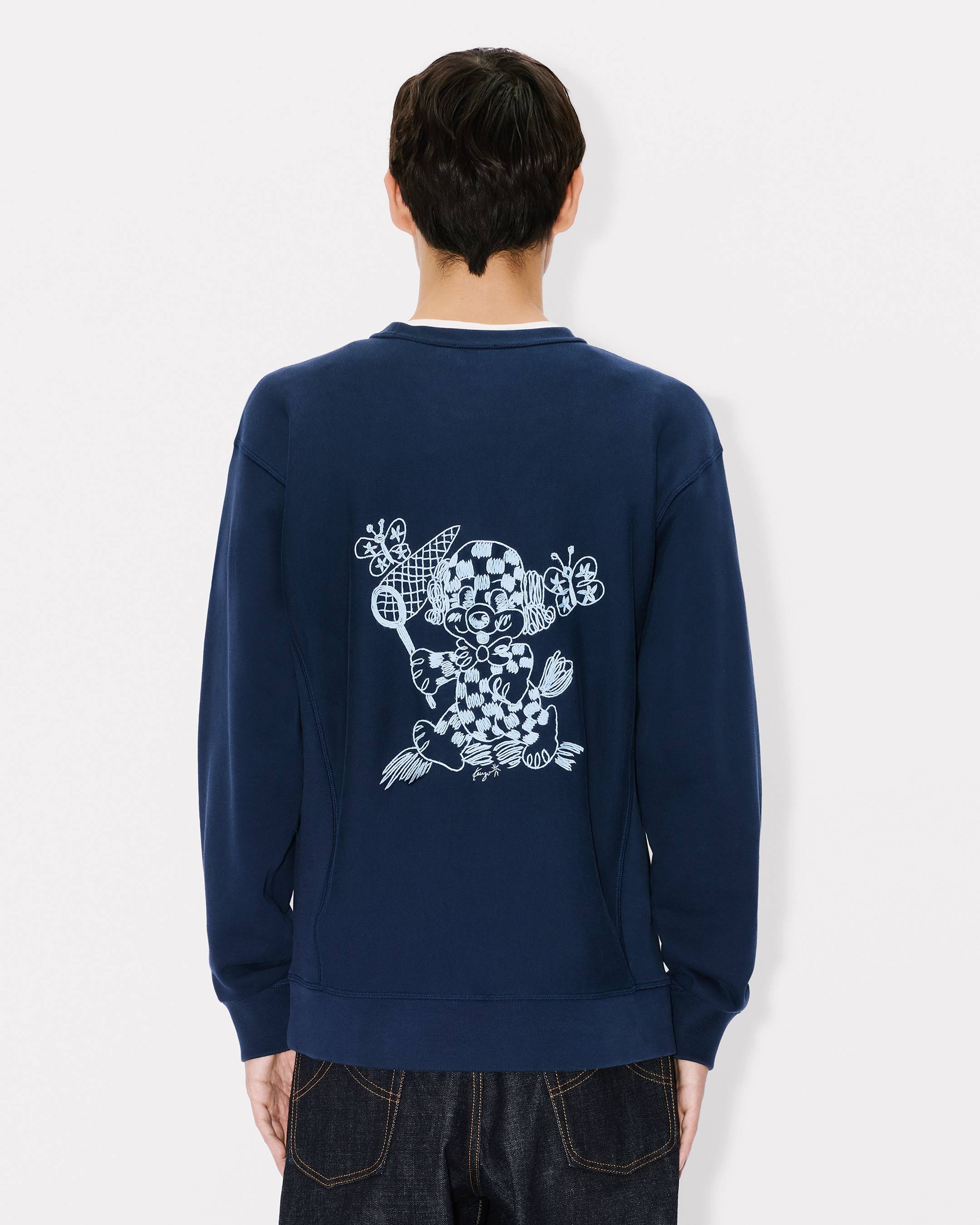 'KENZO Cartoon' embroidered outlined sweatshirt in cotton